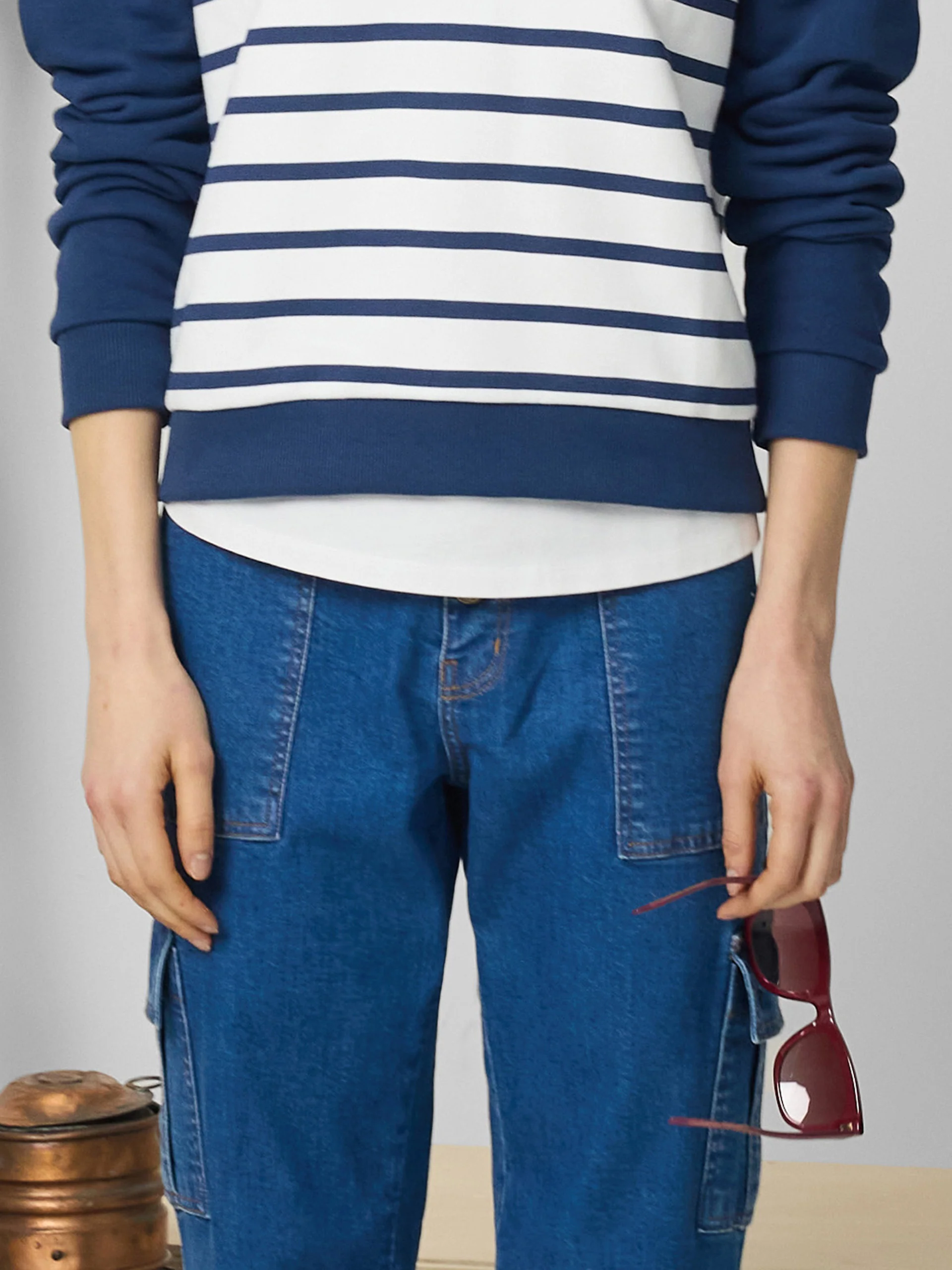 Pantalon cargo denim - Image 5
