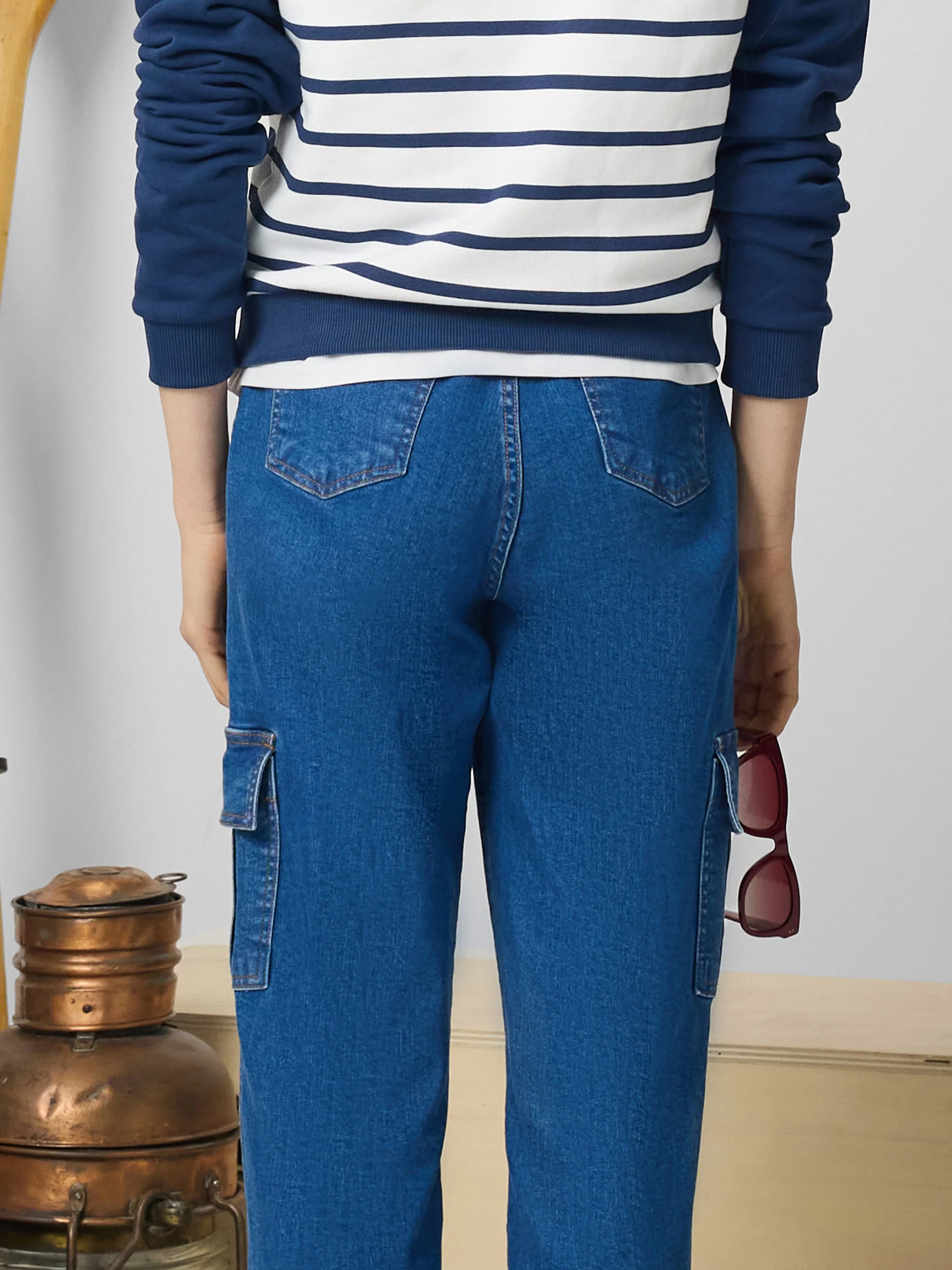 Pantalon cargo denim - Image 6