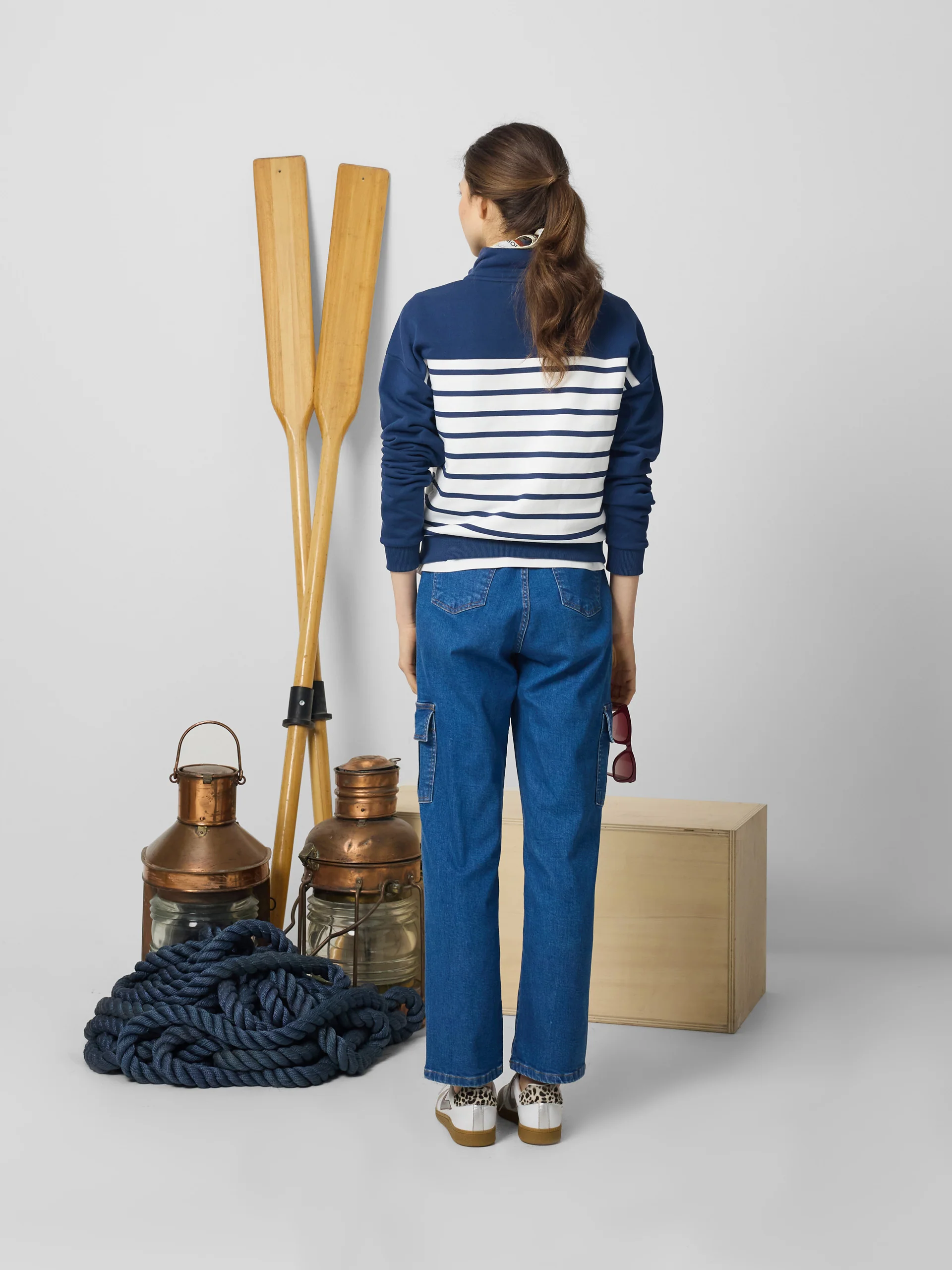 Pantalon cargo denim - Image 7