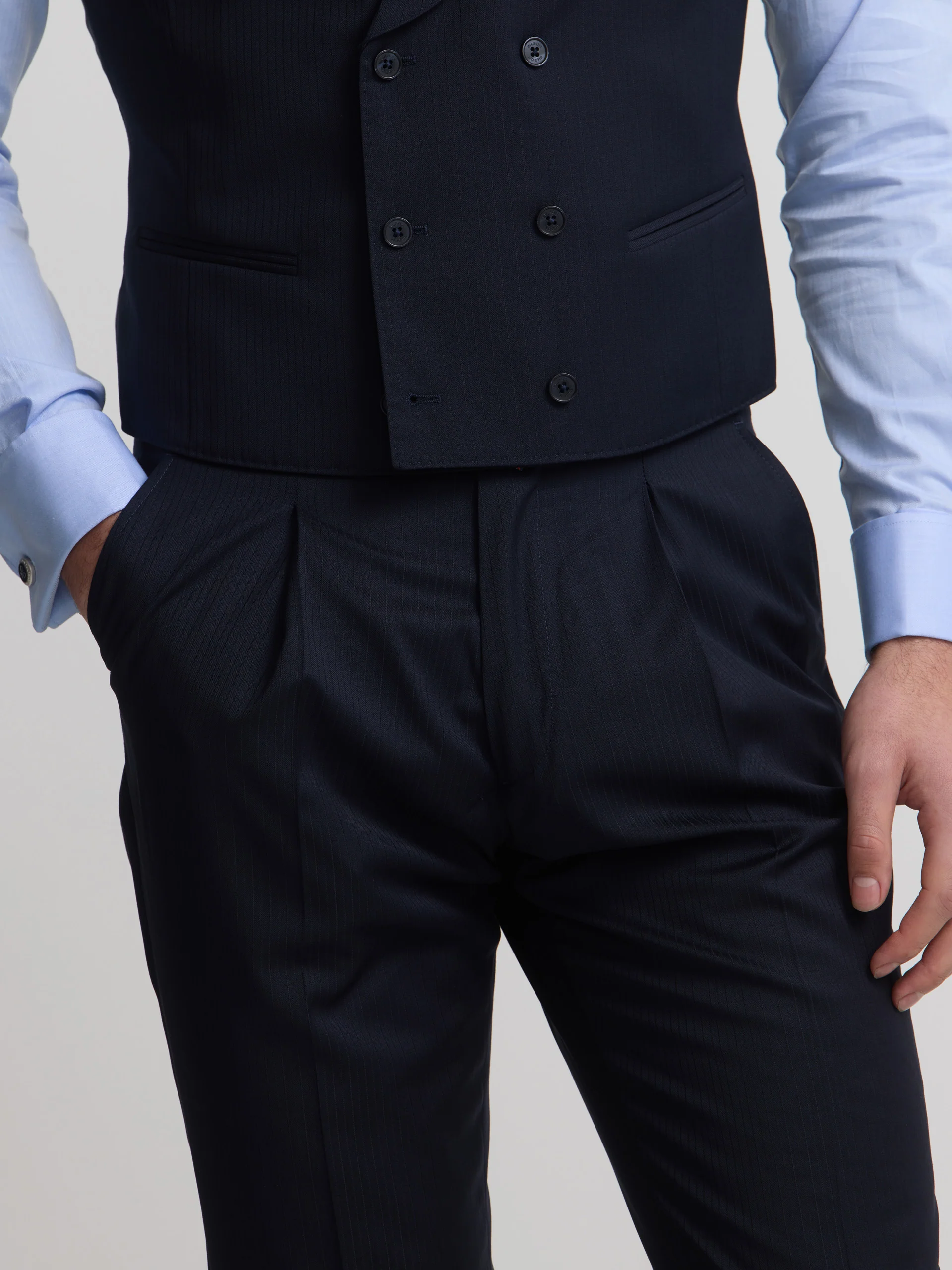 Pantalon chaque espiga azul marino - Image 2