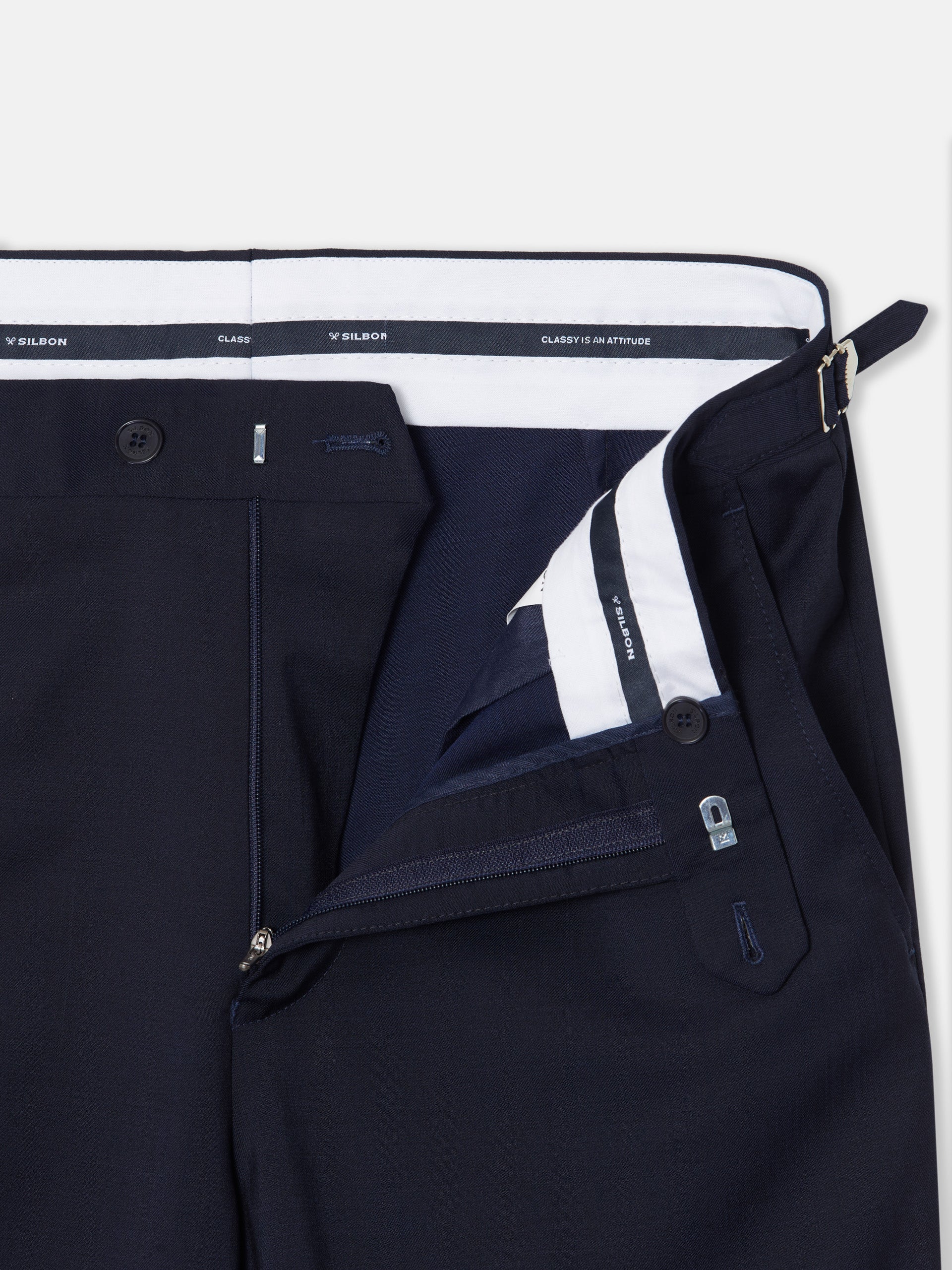 Pantalon chaque stretch azul claro - Image 4