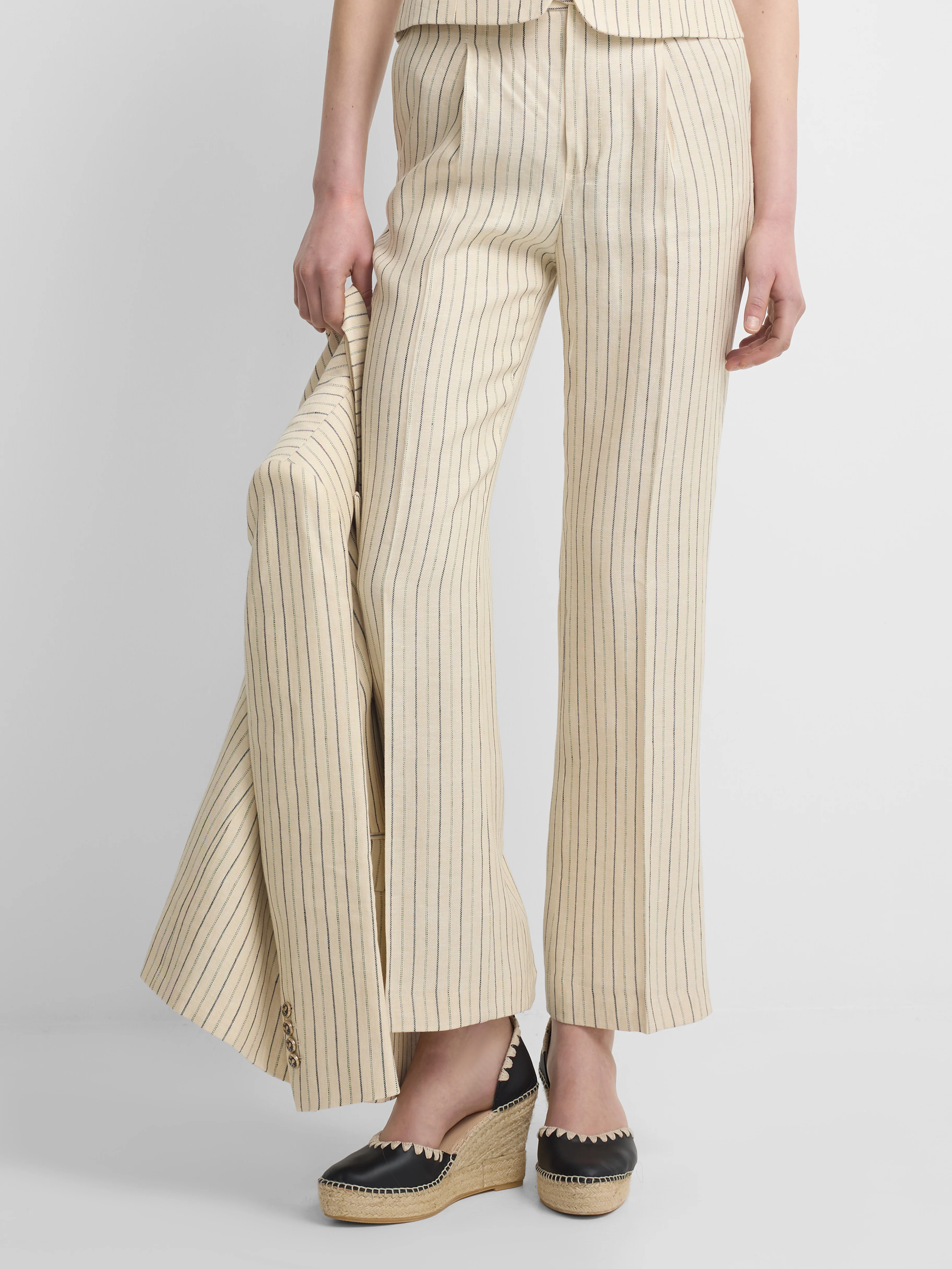 Pantalon crudo rayas azules - Image 4