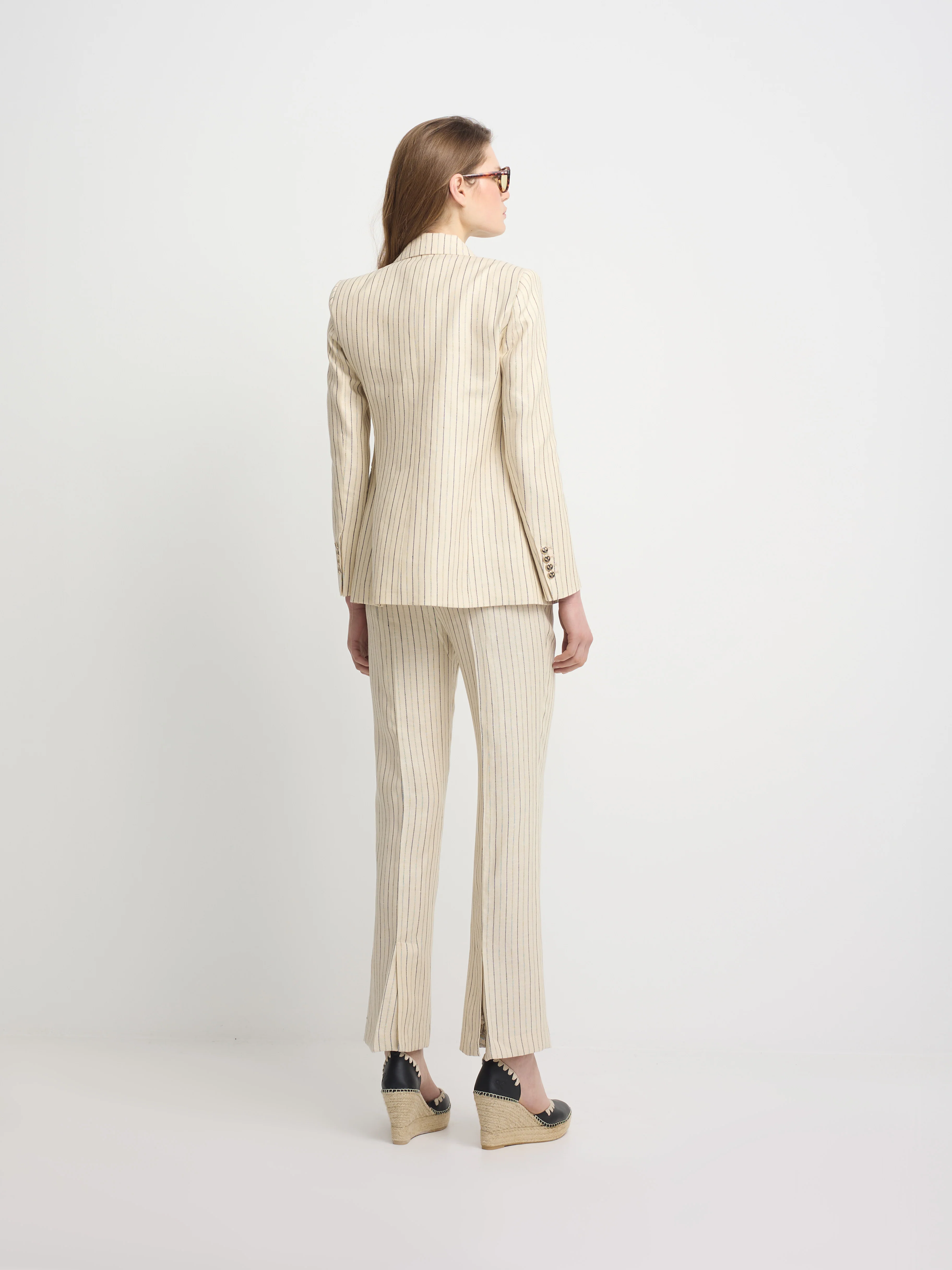Pantalon crudo rayas azules - Image 7