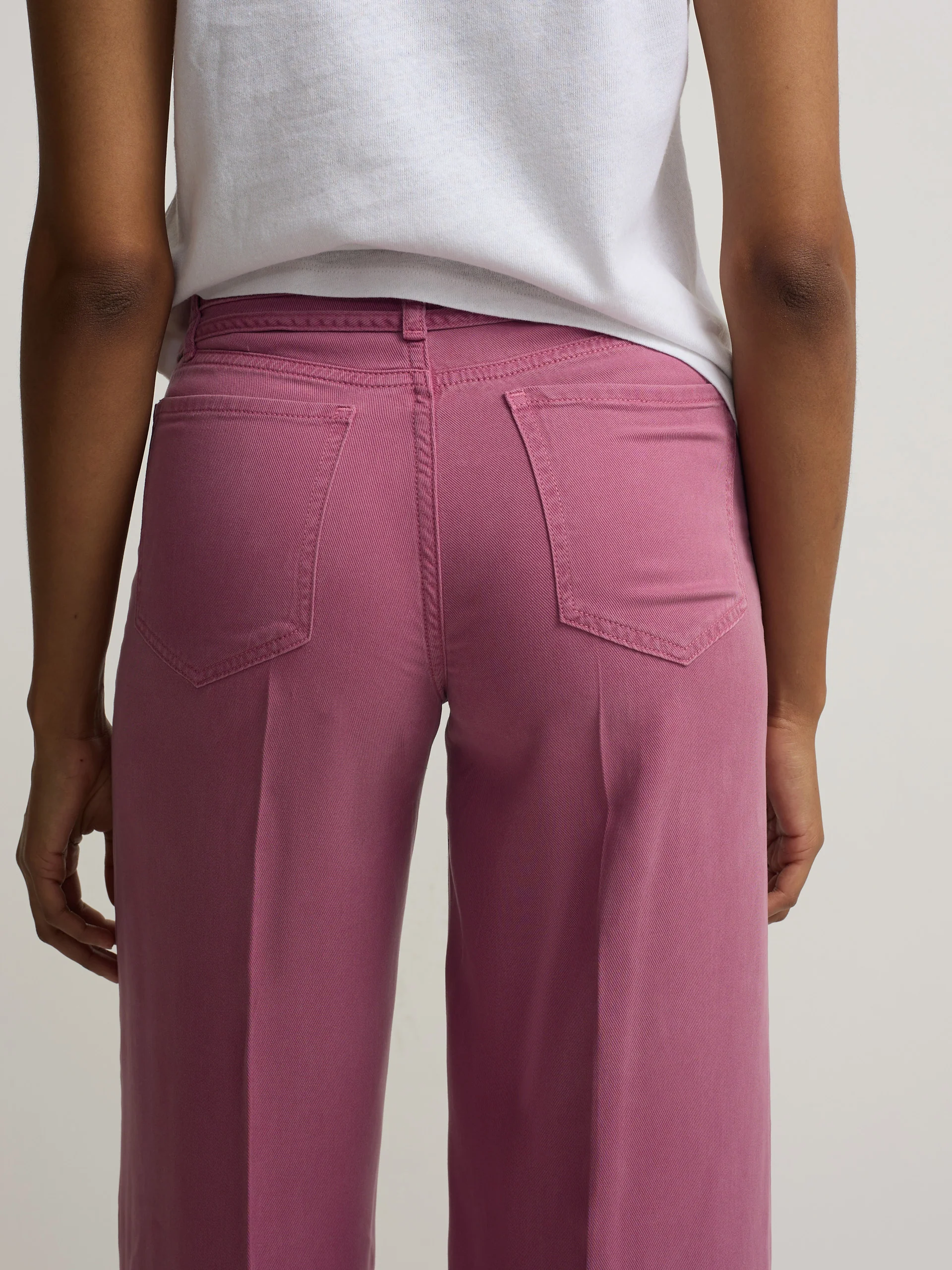 Pantalon denim cordon frambuesa - Image 6