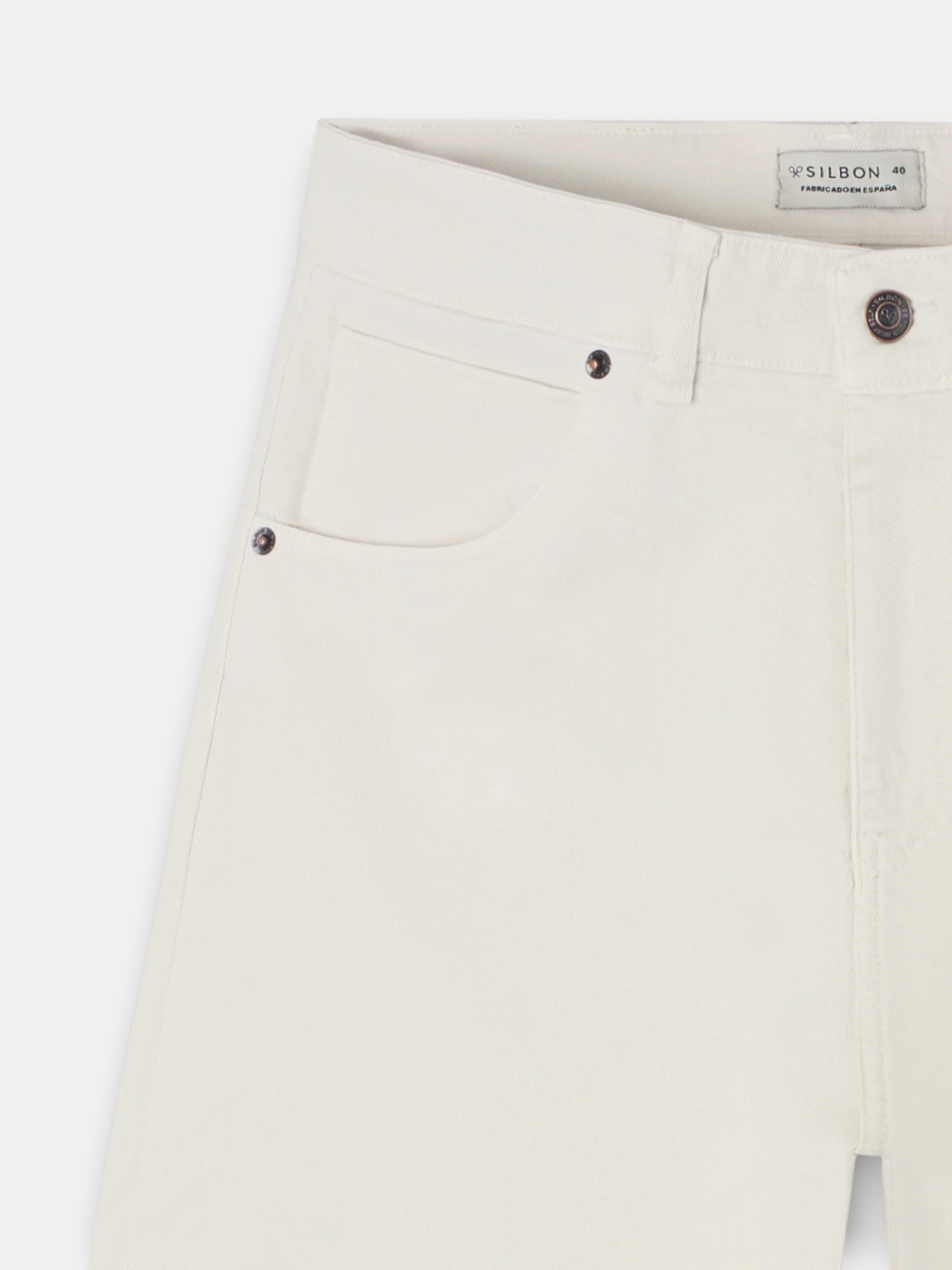 Pantalón denim crudo - Image 2