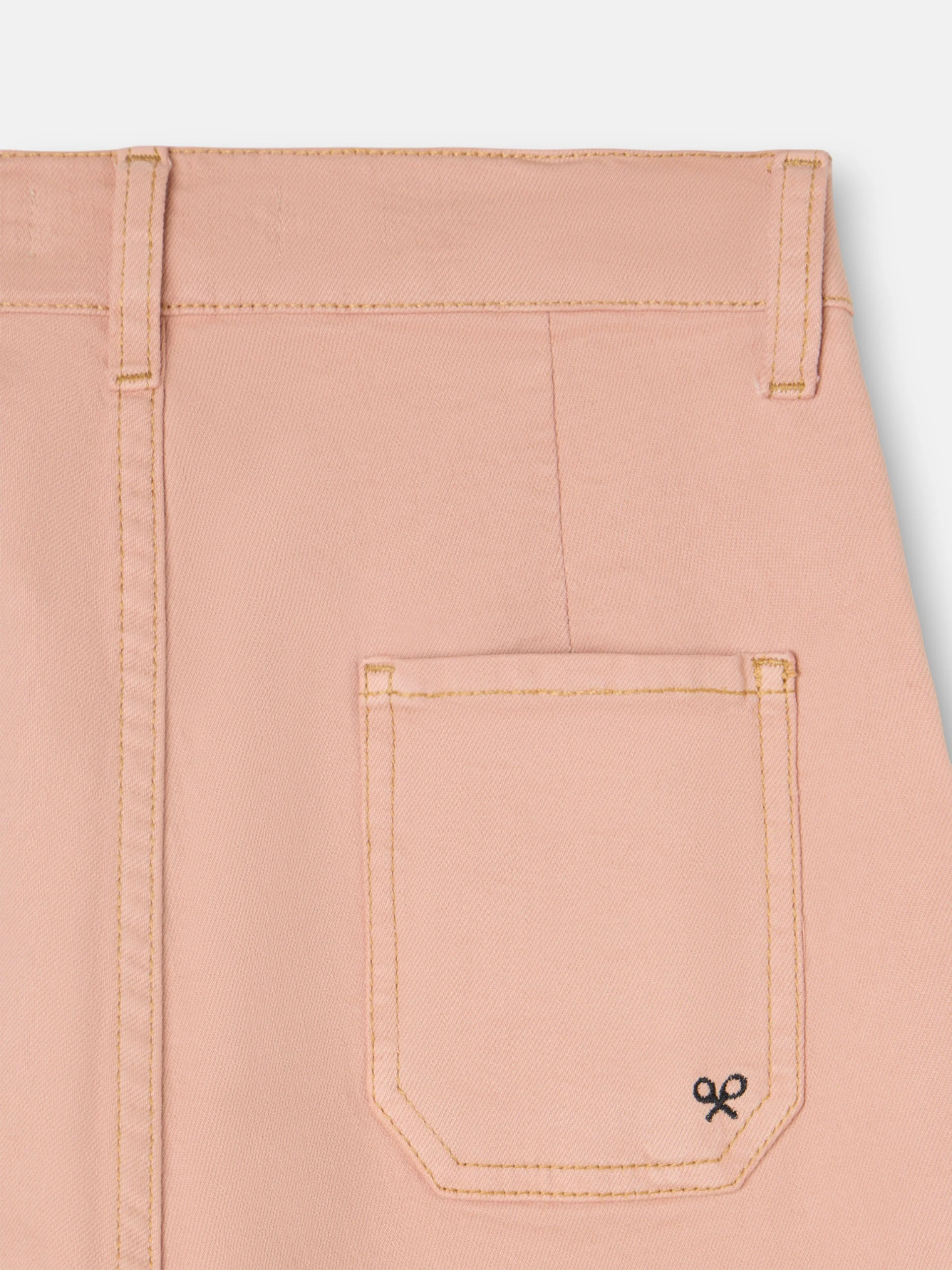 Pantalon denim hebillas coral - Image 7