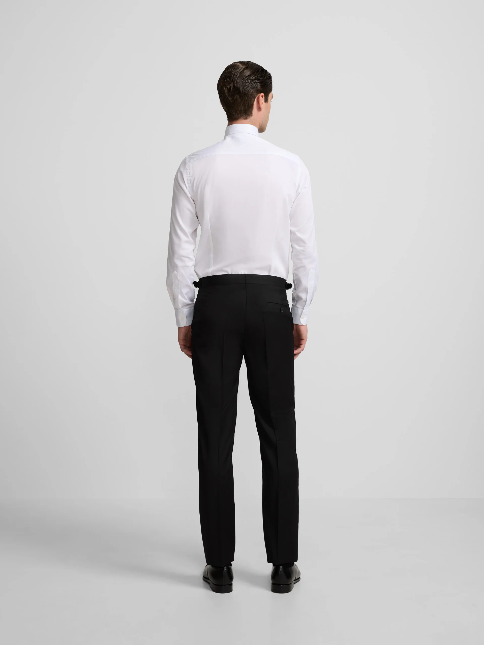 Pantalon esmoquin cruzado classic negro - Image 3