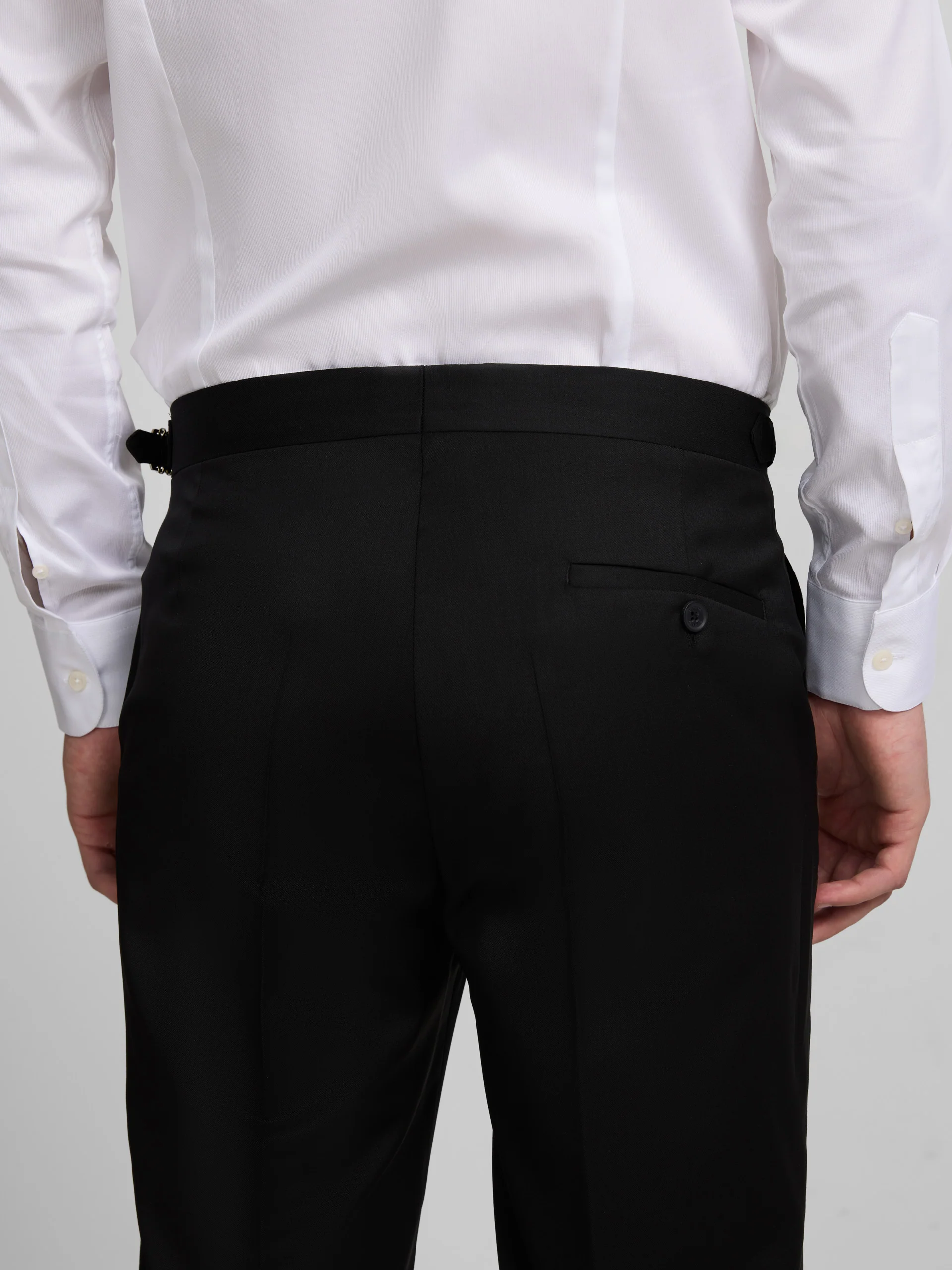 Pantalon esmoquin cruzado classic negro - Image 4