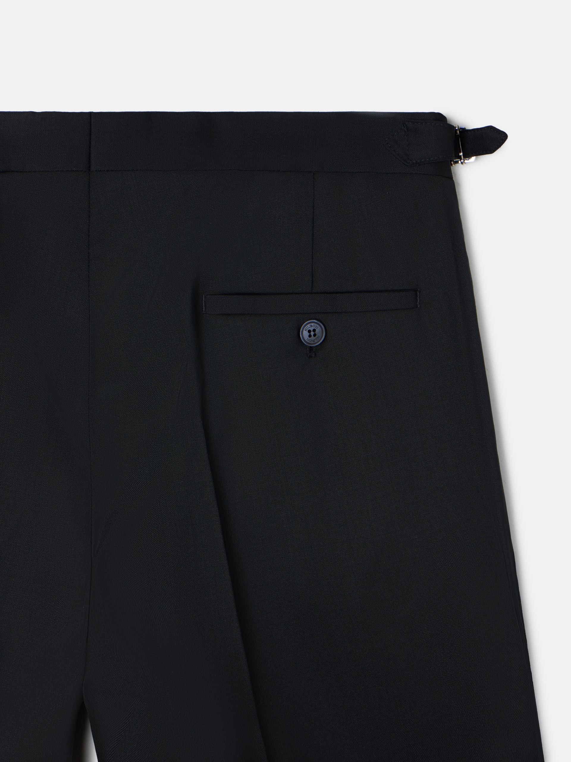 Pantalon esmoquin cruzado classic negro - Image 7