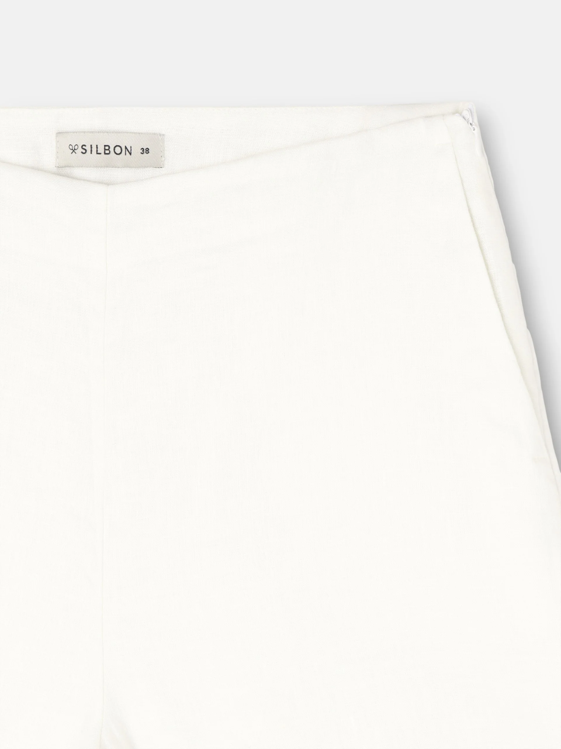 Pantalon estampado flores blanca - Image 7