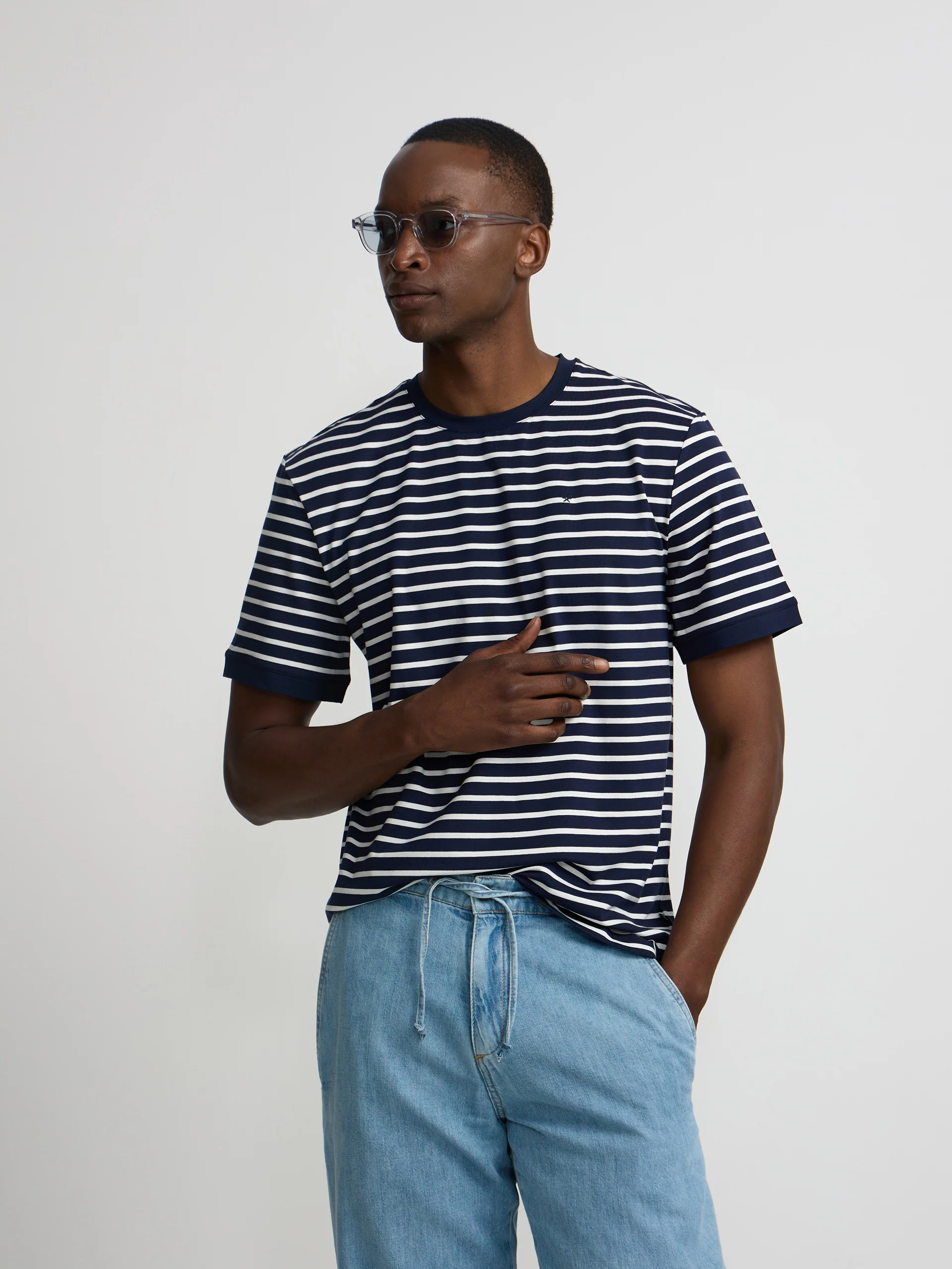 Pantalon jogger denim azul claro - Image 5