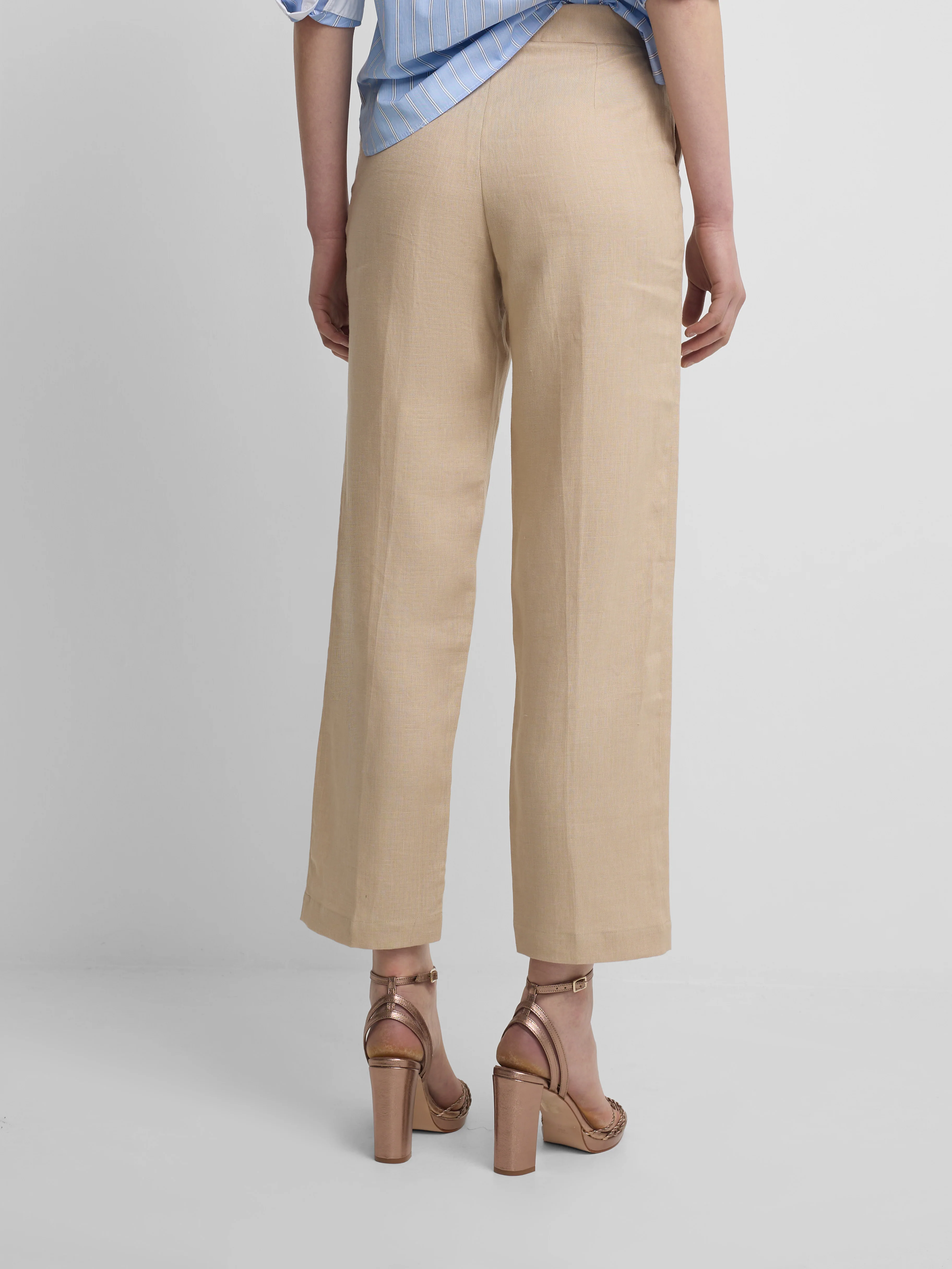 Pantalon lino beige - Image 5