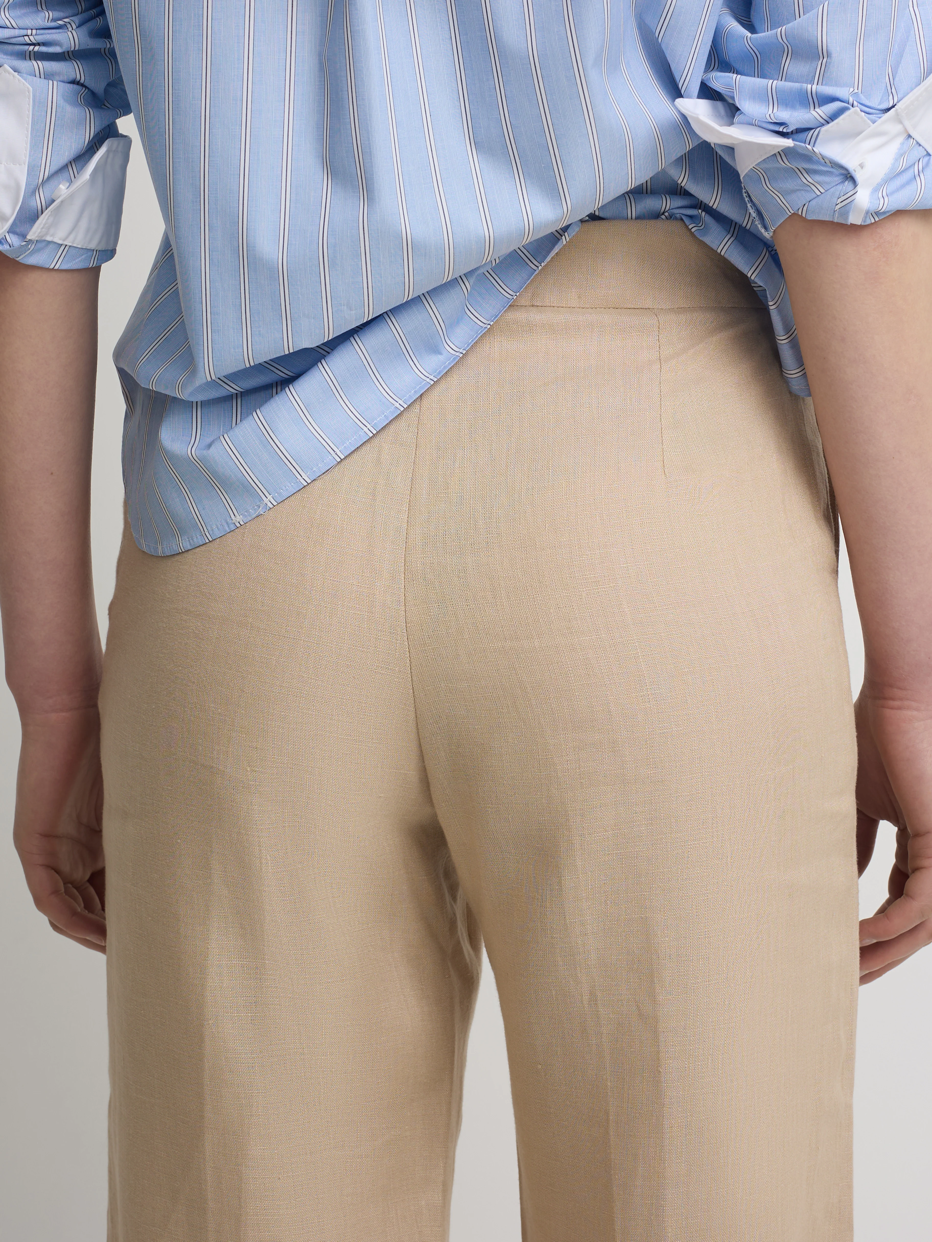 Pantalon lino beige - Image 7