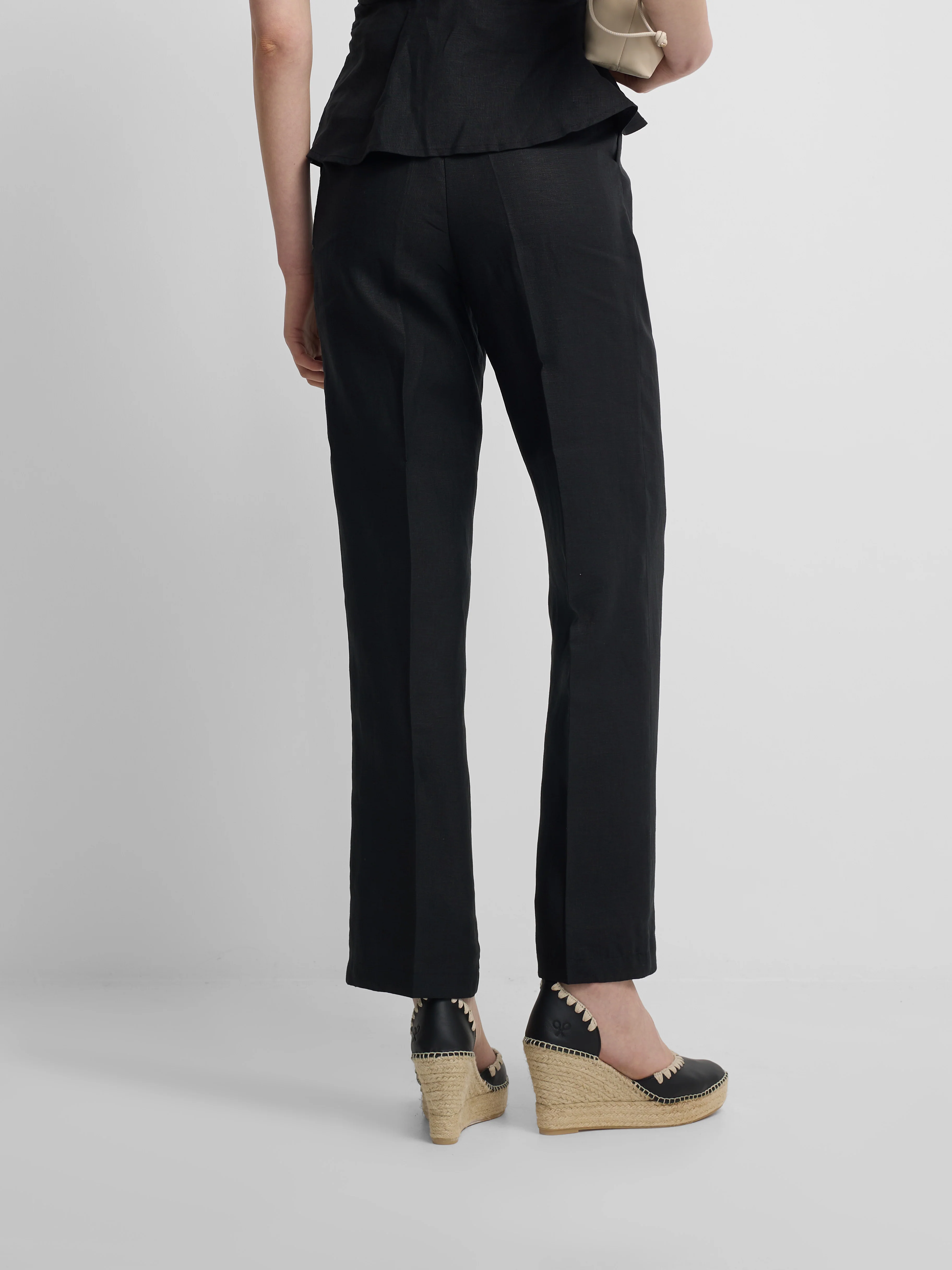 Pantalon lino negro - Image 5