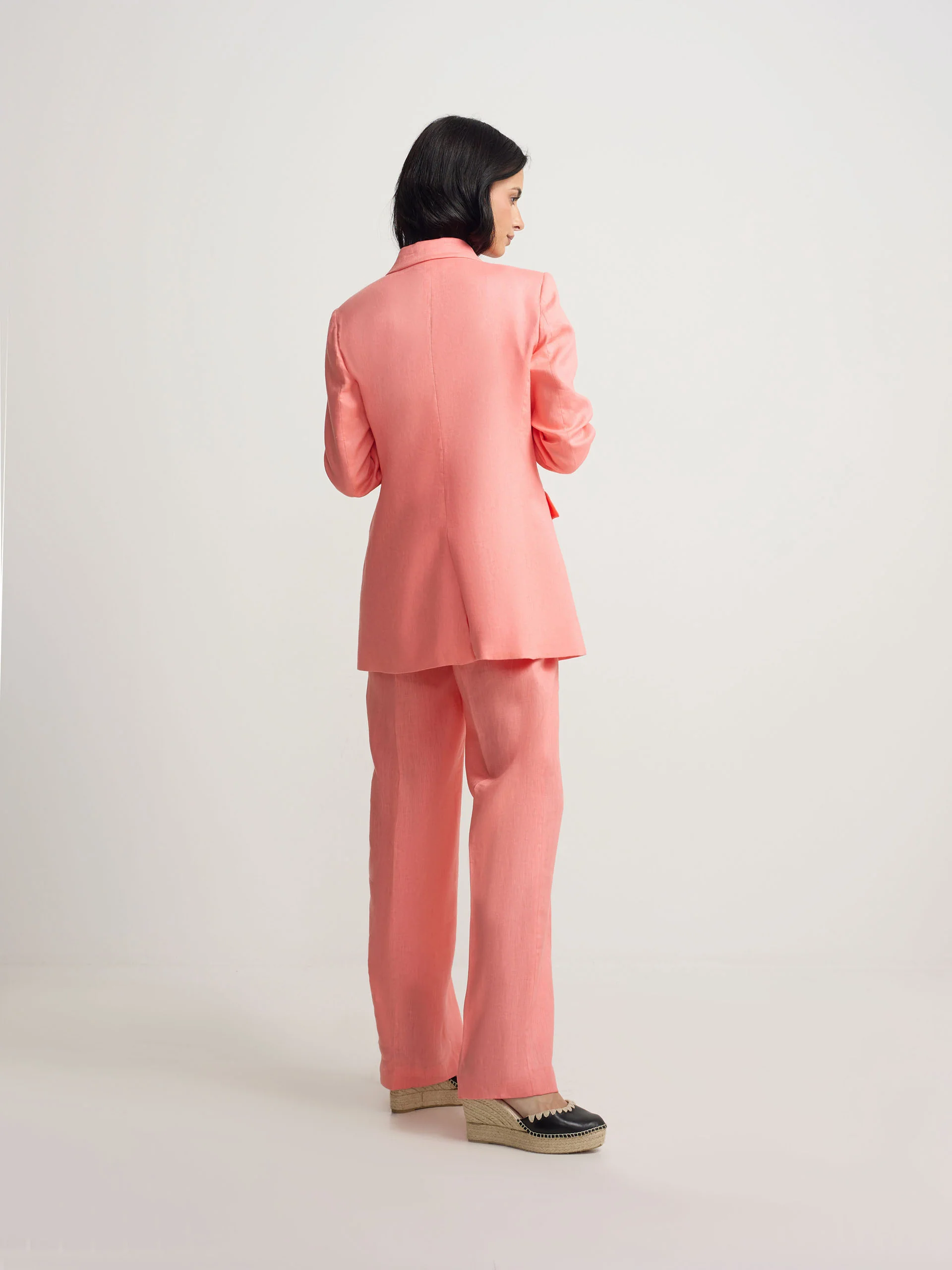 Pantalon recto coral - Image 6