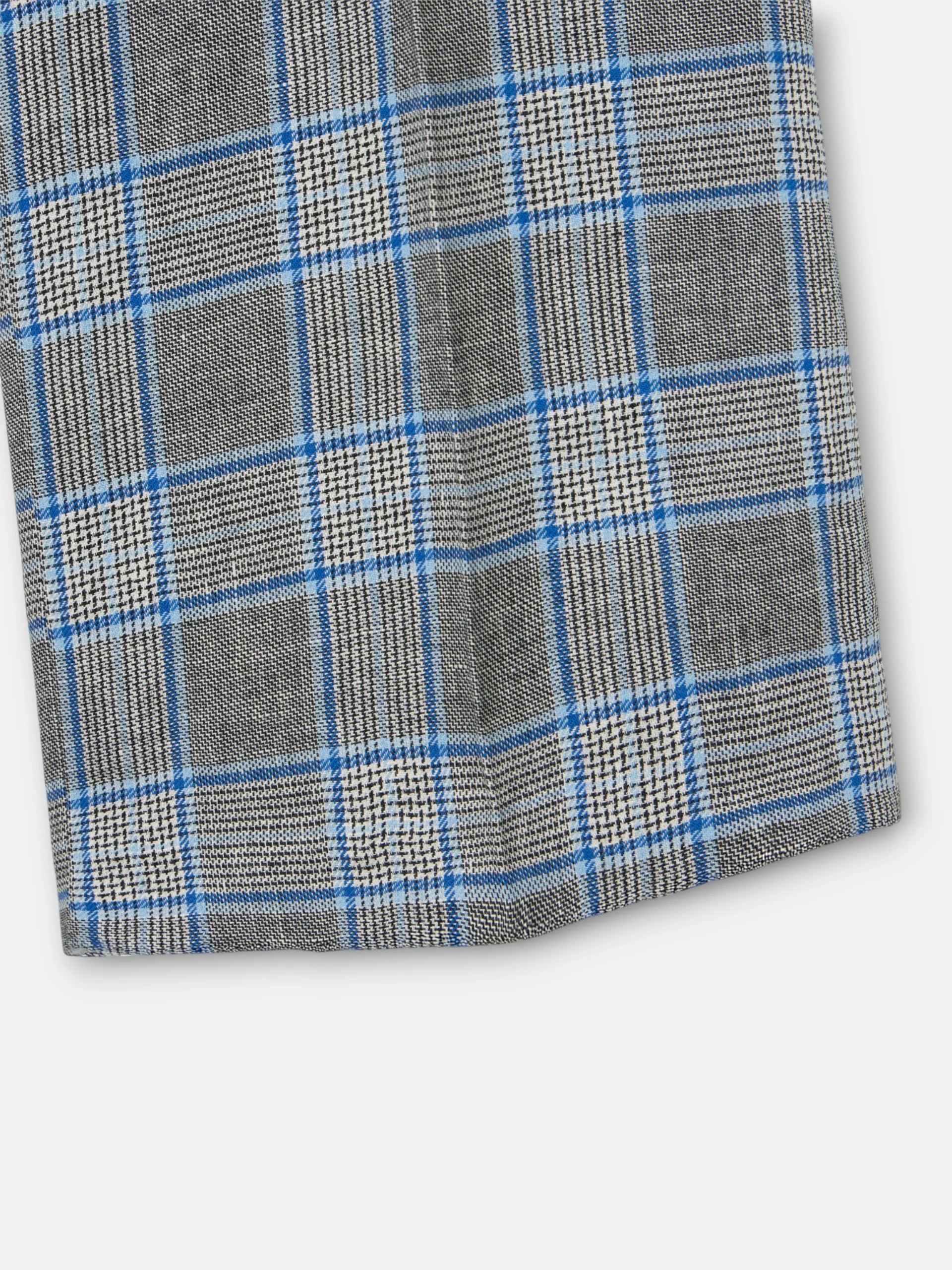 Pantalon recto cuadros marino - Image 10