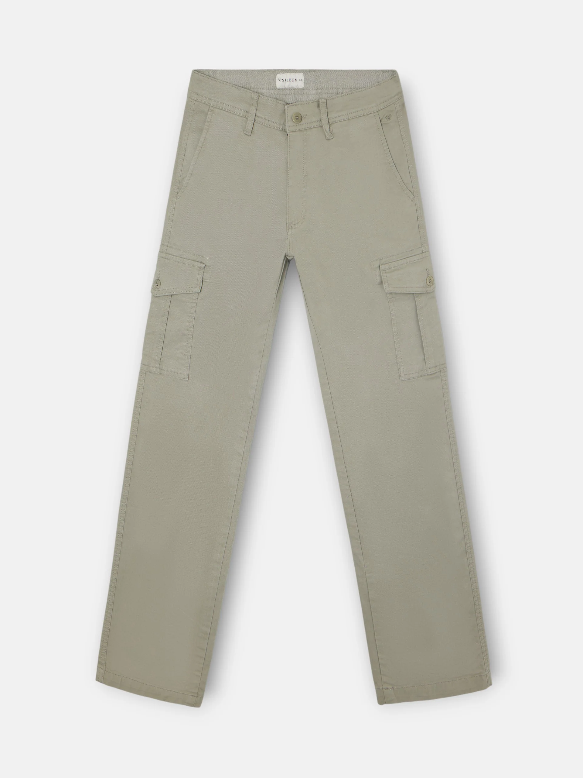 Pantalon sport cargo verde medio - Image 8