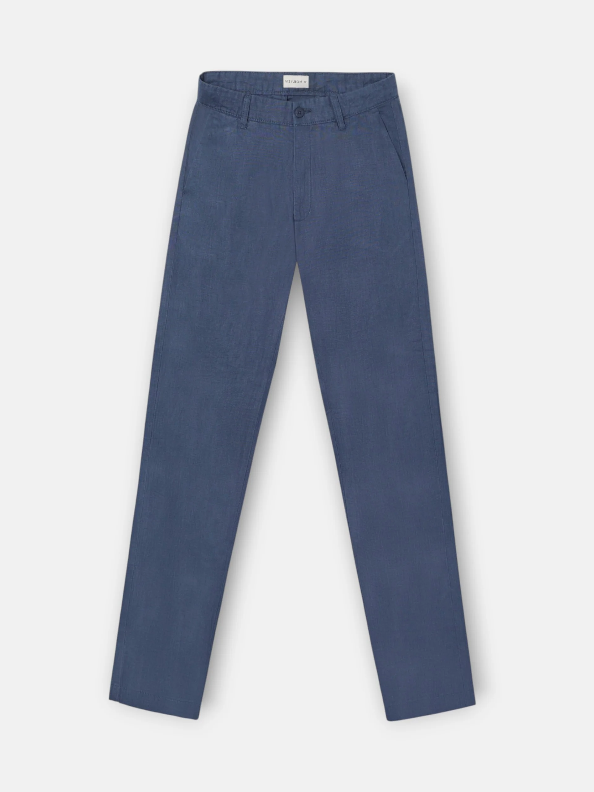 Pantalon sport chino lino azul indigo - Image 5