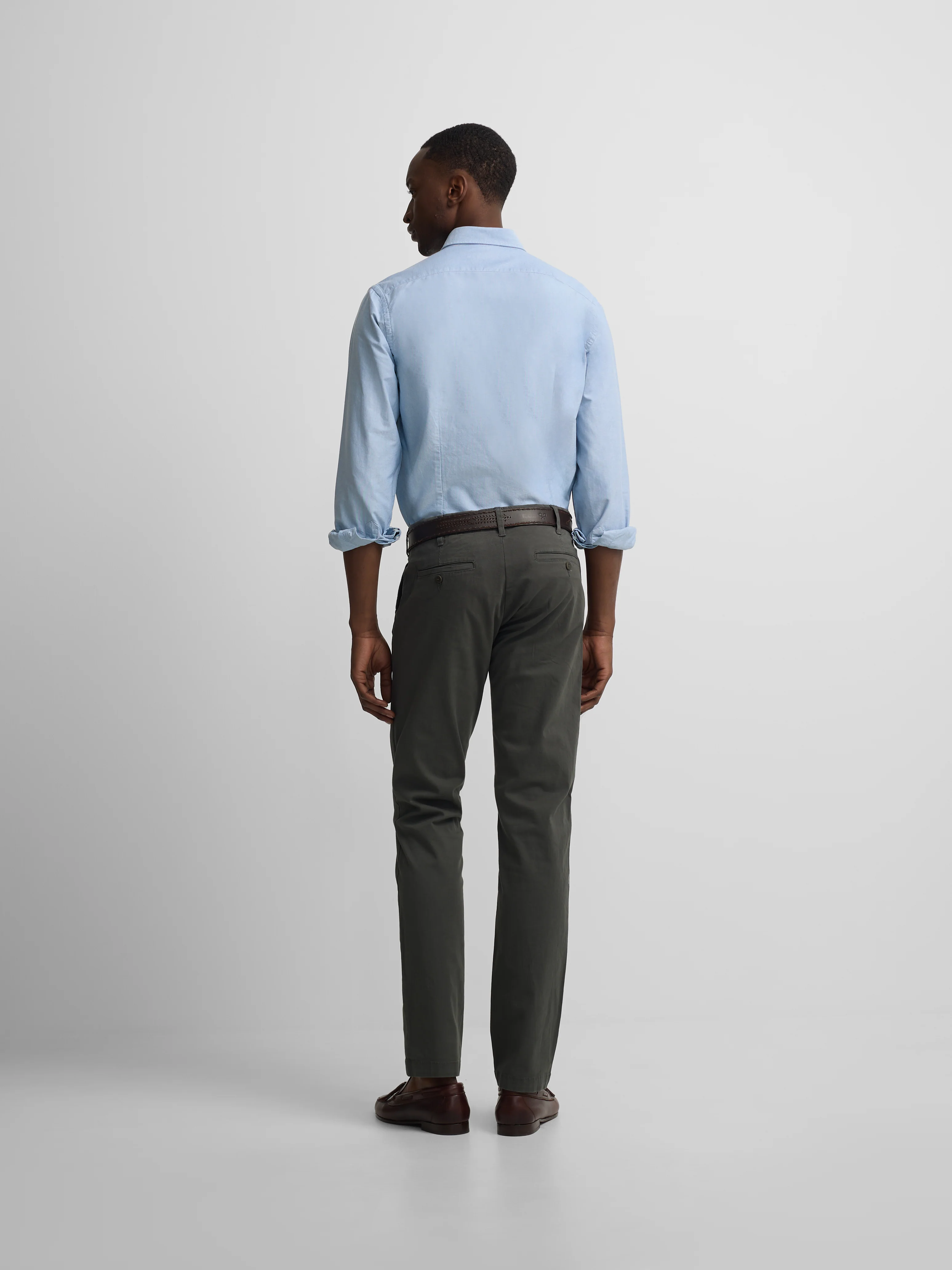 Pantalon sport chino verde oscuro - Image 5