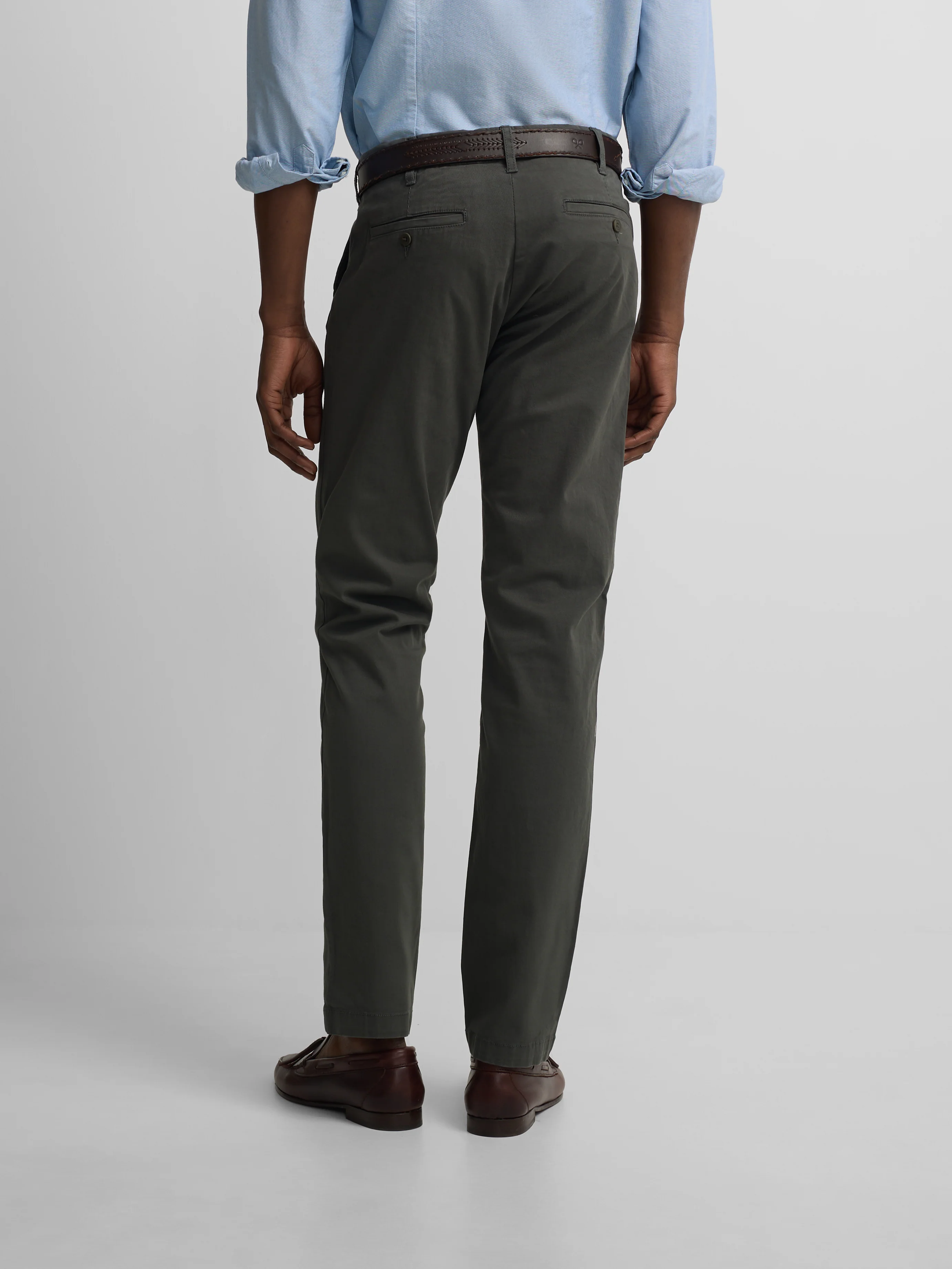 Pantalon sport chino verde oscuro - Image 7