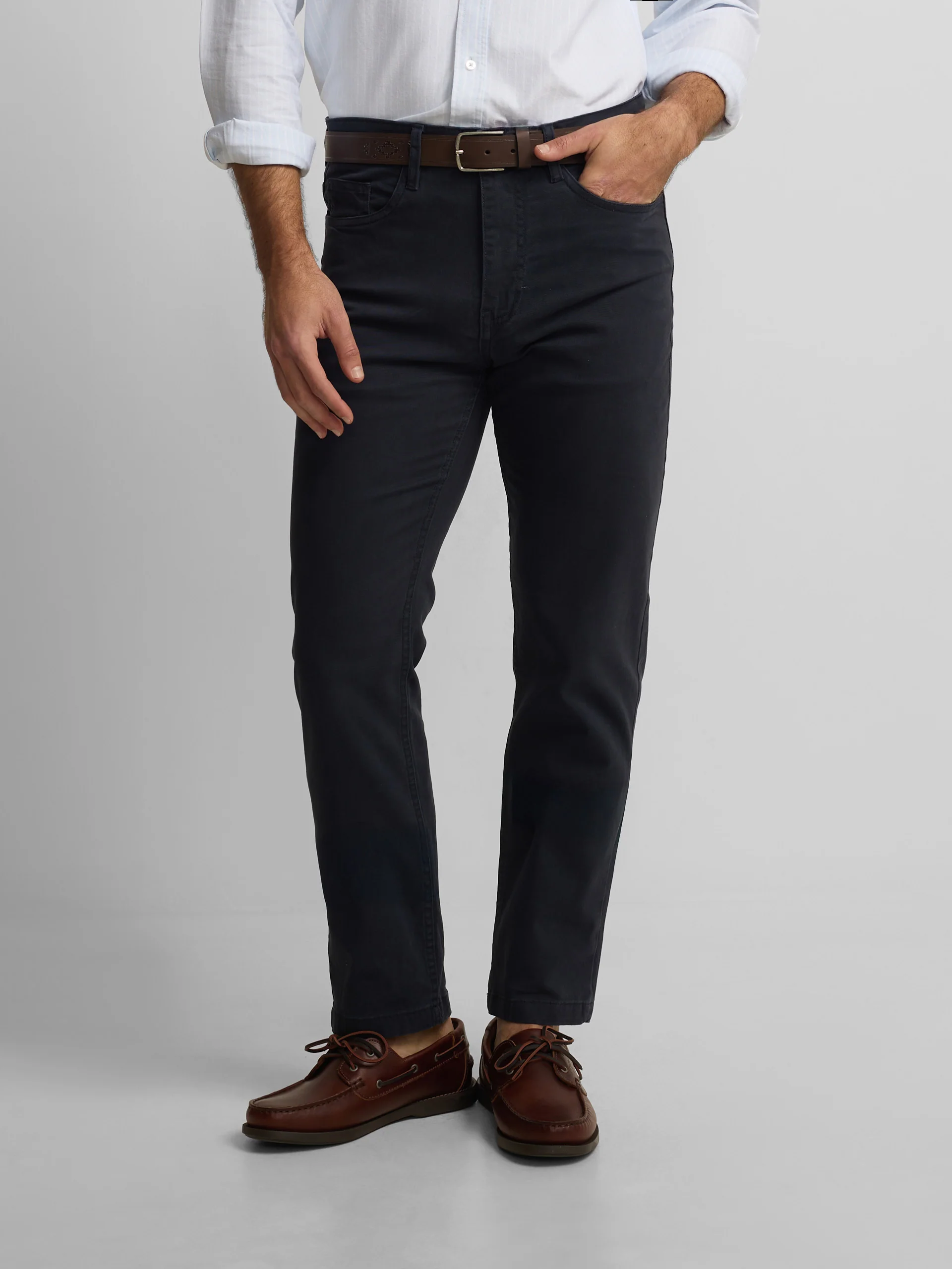 Pantalon sport cinco bolsillos azul navy - Image 3