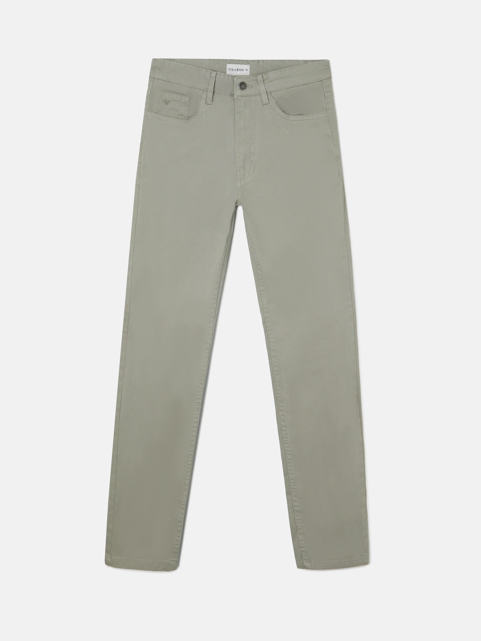 Pantalon sport cinco bolsillos verde medio - Image 7