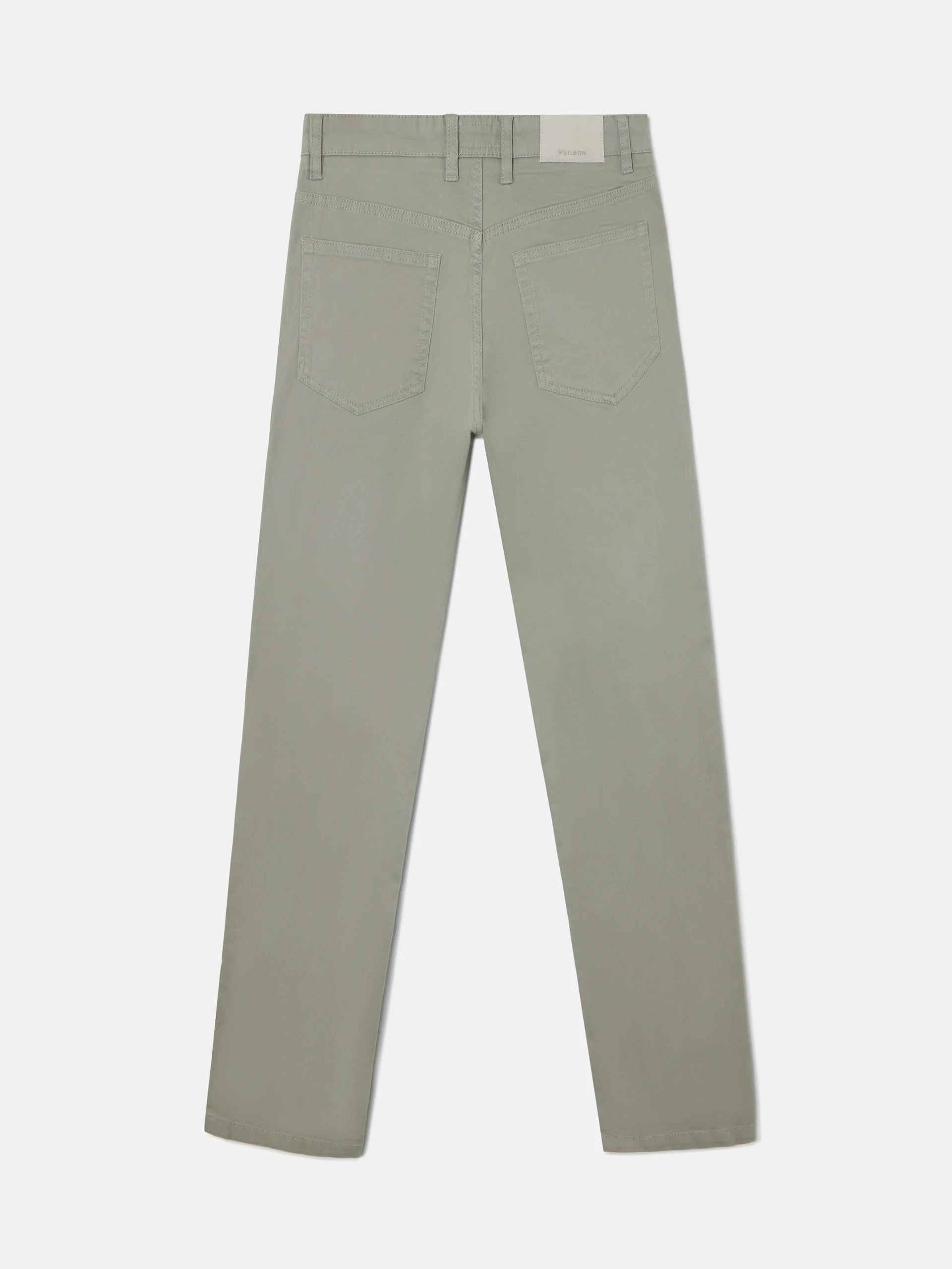 Pantalon sport cinco bolsillos verde medio - Image 9