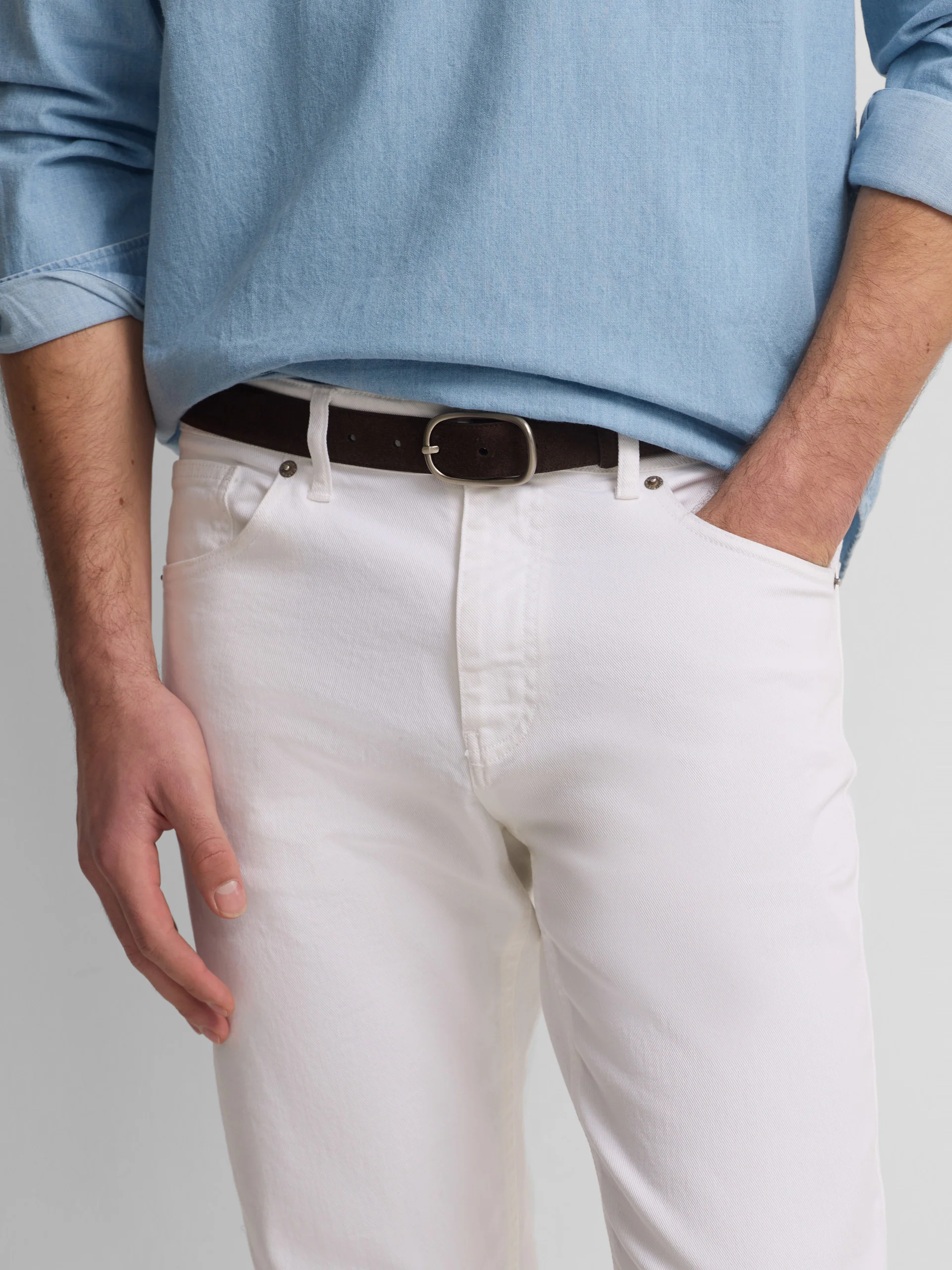 Pantalon sport denim cruise blanco - Image 5