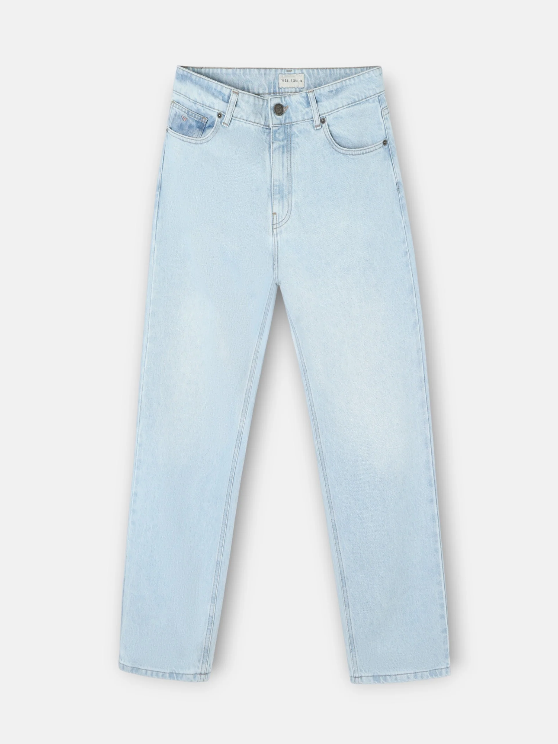 Pantalon sport denim tapered azul claro - Image 8