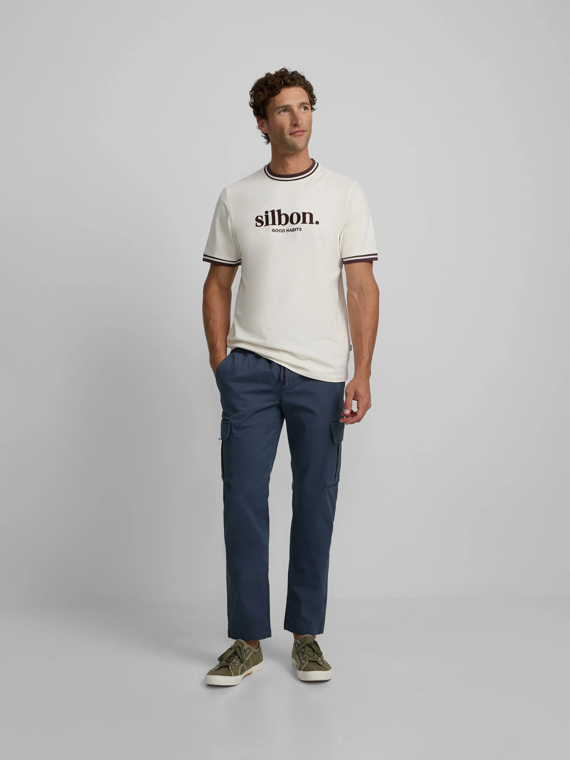 Pantalon sport jogger cargo azul indigo - Image 3