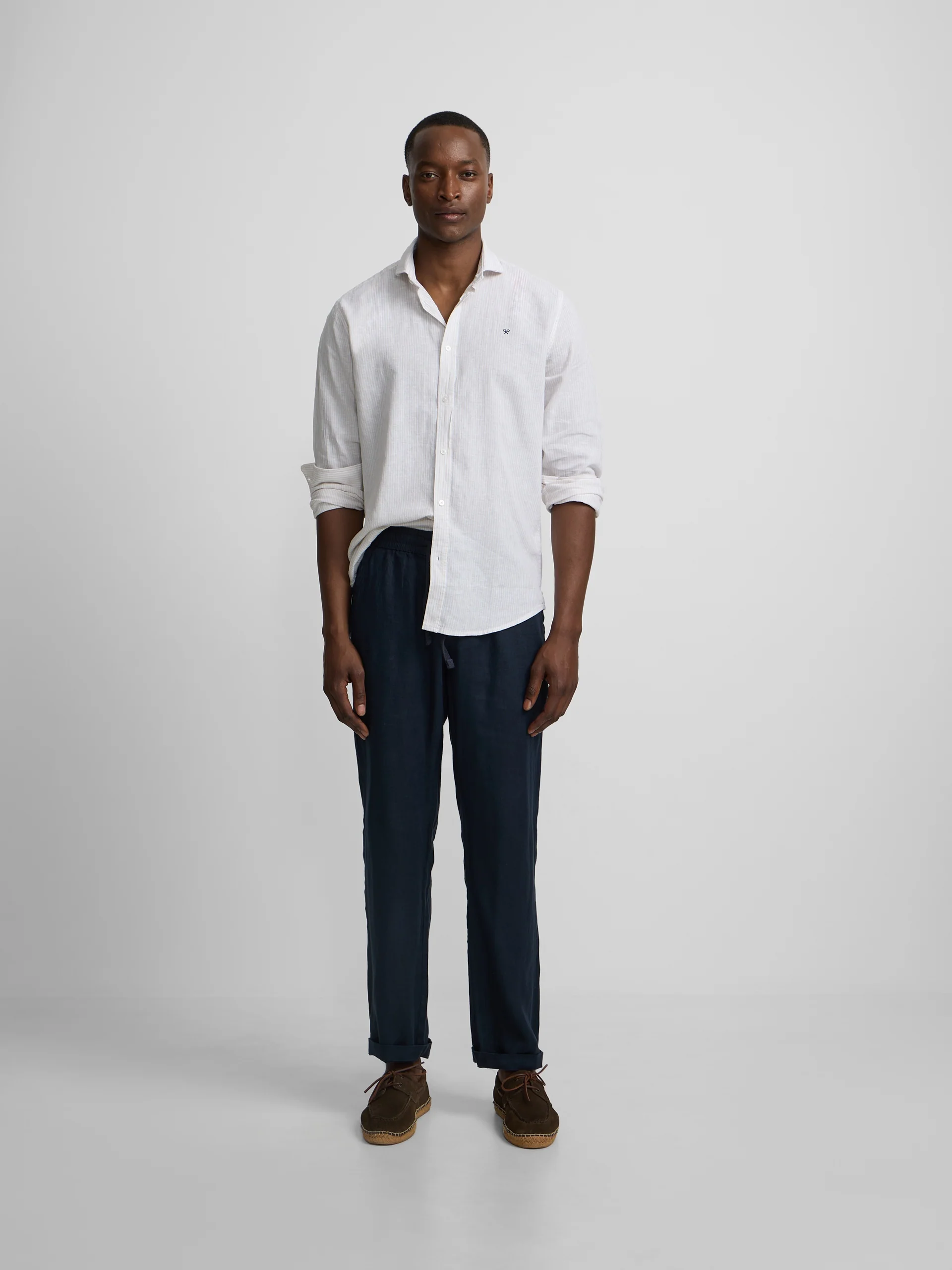 Pantalon sport jogger lino azul navy - Image 2