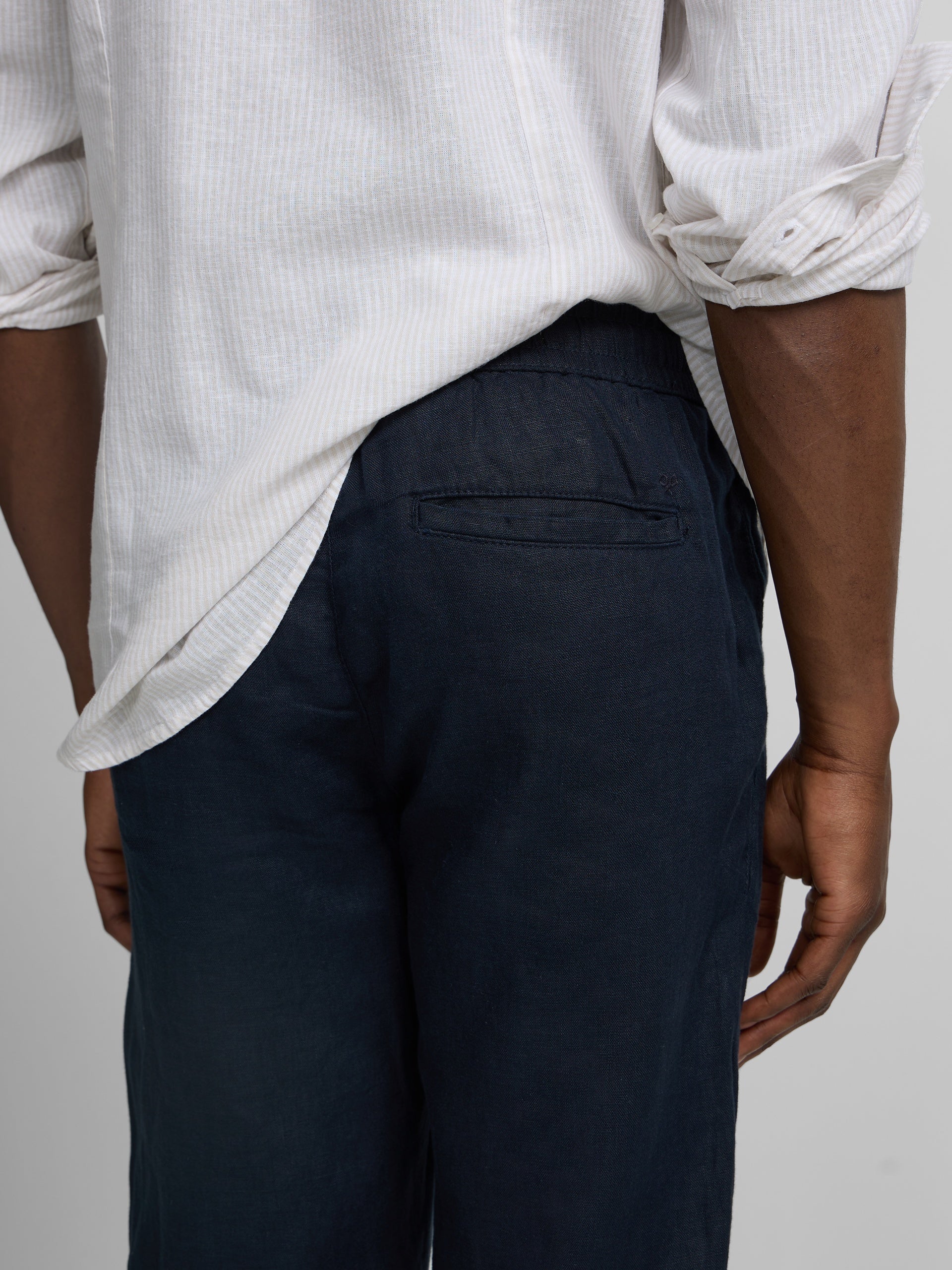 Pantalon sport jogger lino azul navy - Image 6