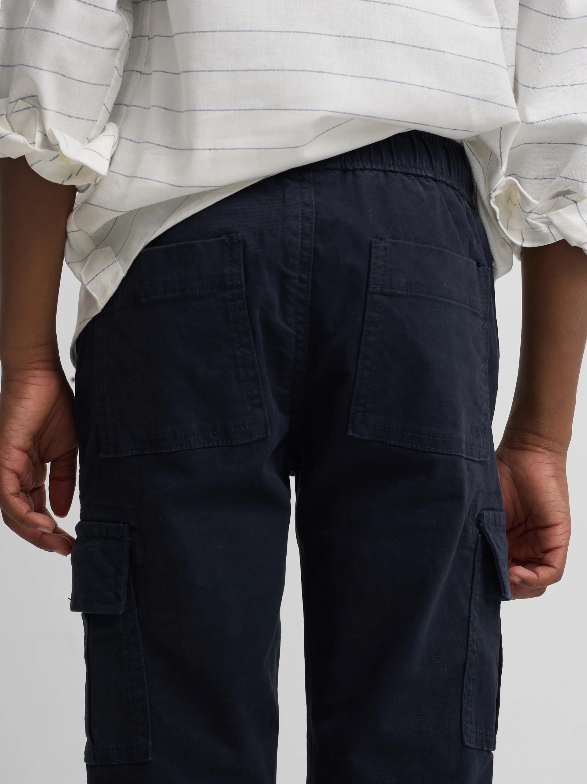 Pantalon sport kids cargo azul navy - Image 5