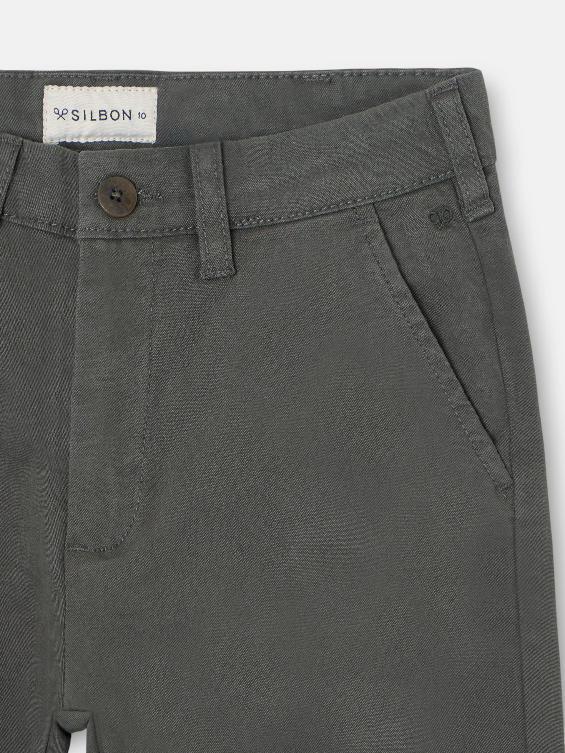 Pantalon sport kids chino verde - Image 2