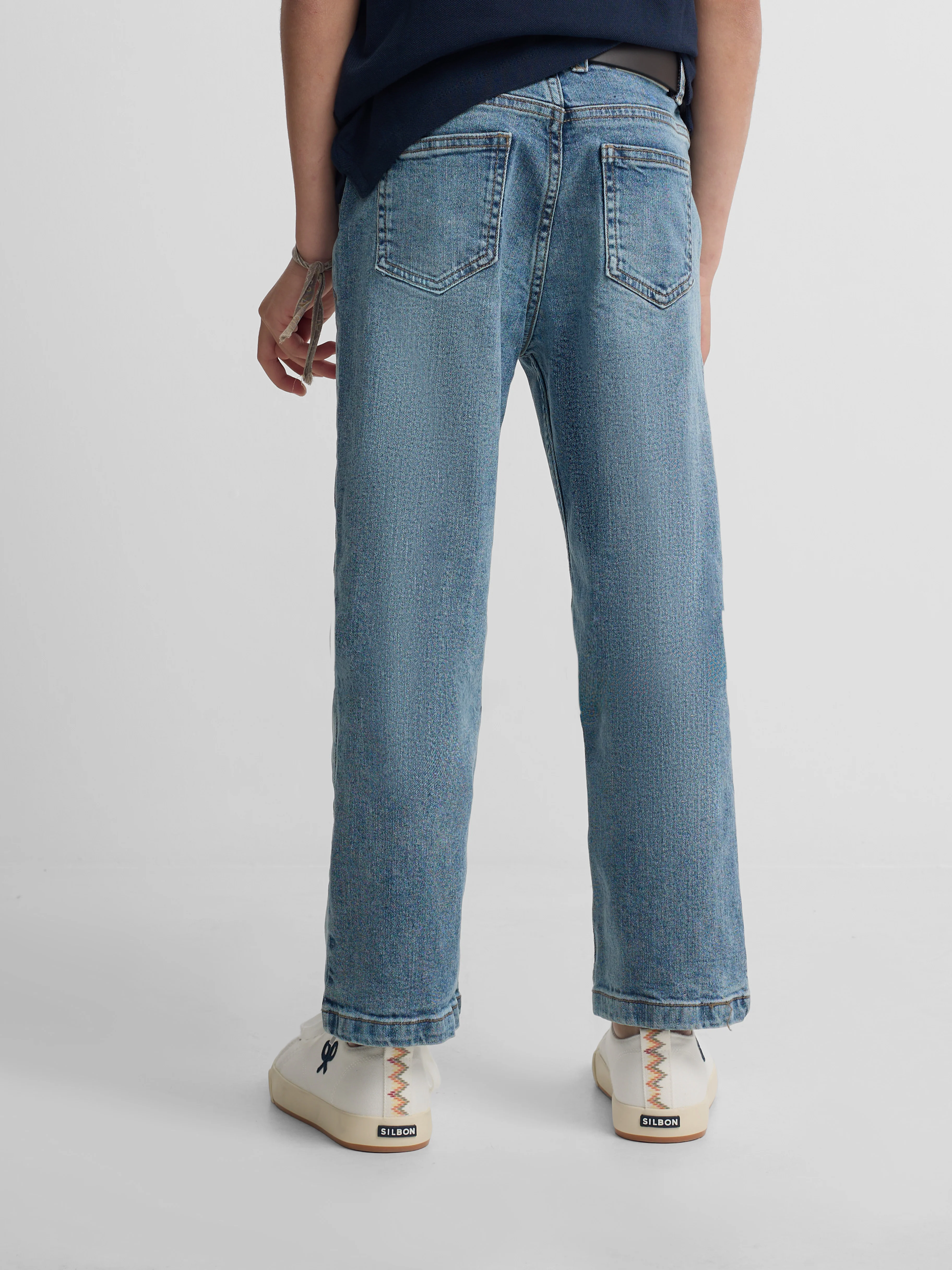 Pantalon sport kids denim azul - Image 6