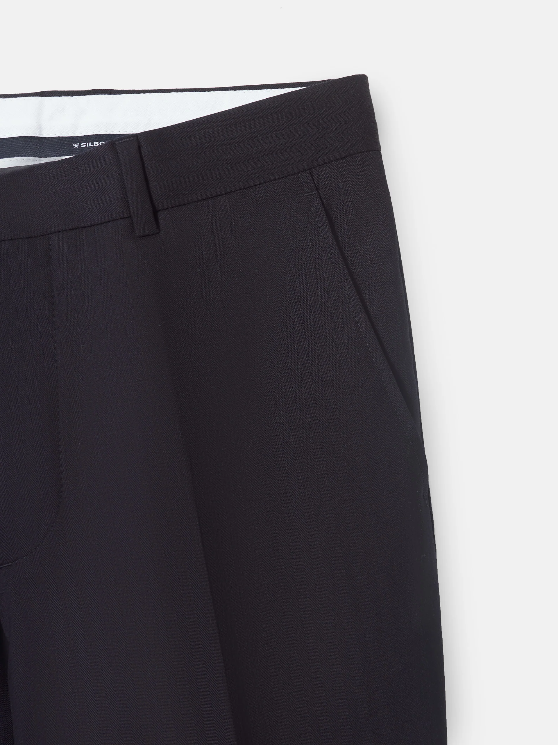 Pantalon traje clasico espiga azul marino - Image 7