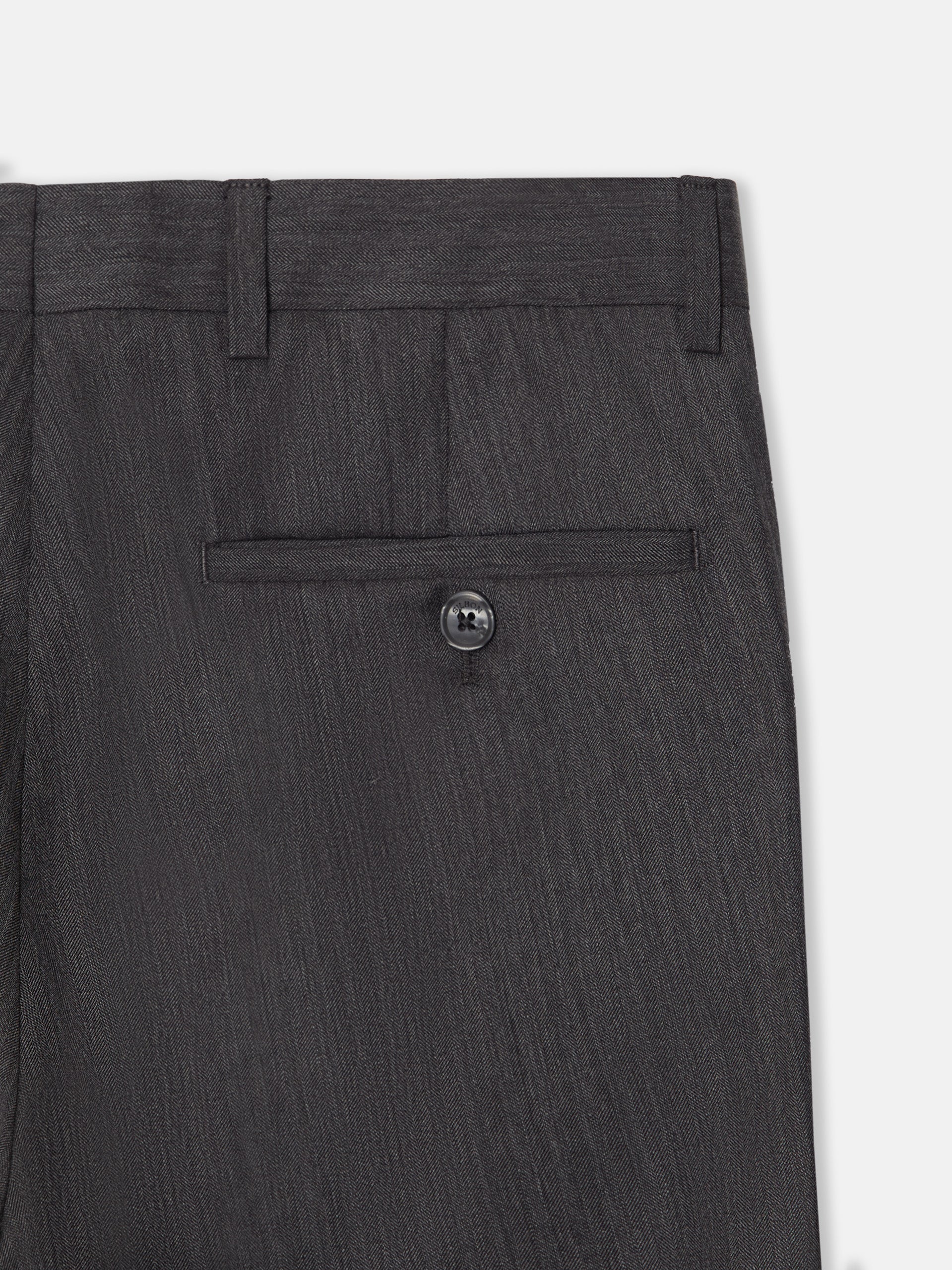 Pantalon traje clasico espiga gris - Image 11