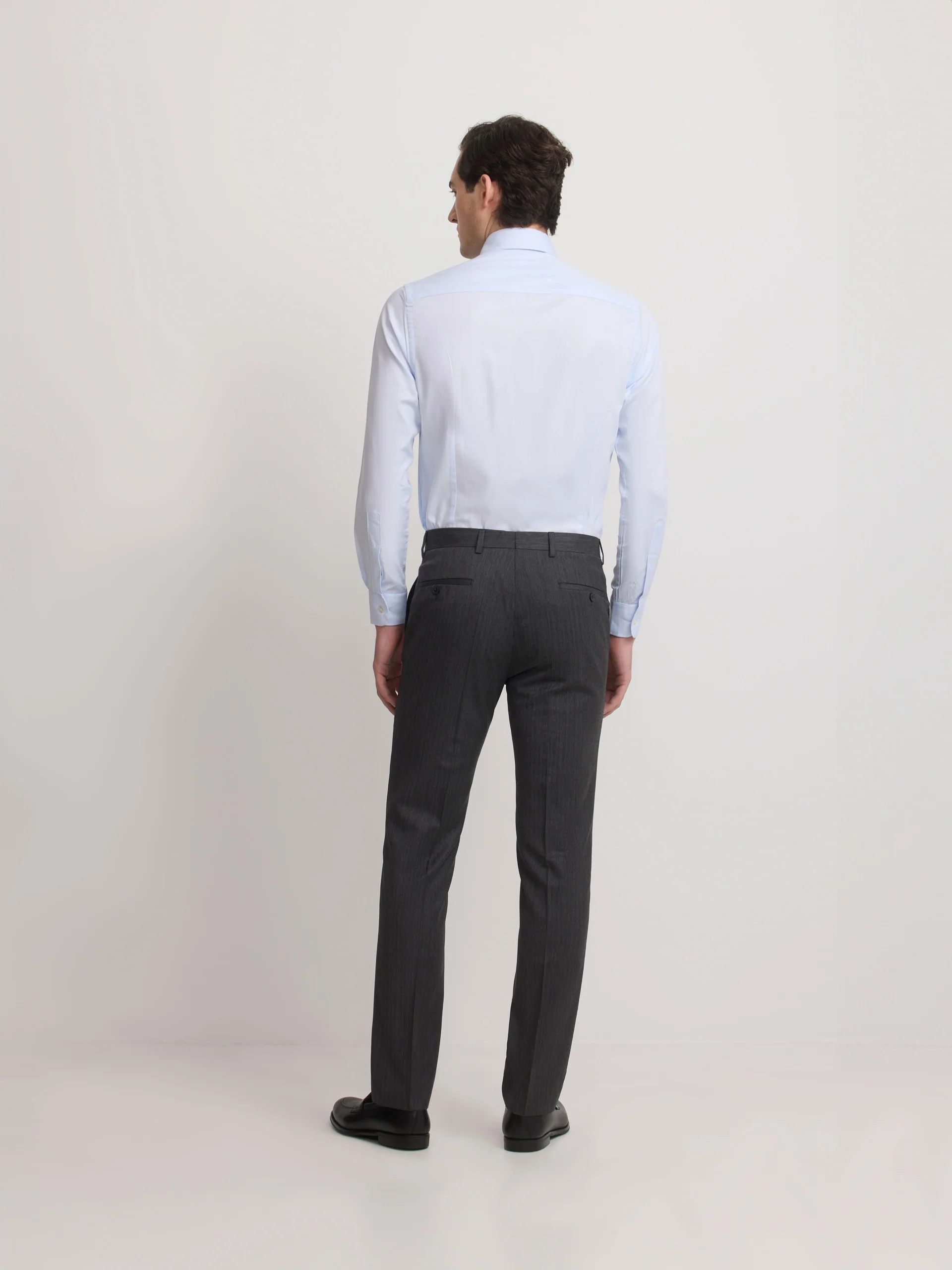 Pantalon traje clasico espiga gris - Image 6