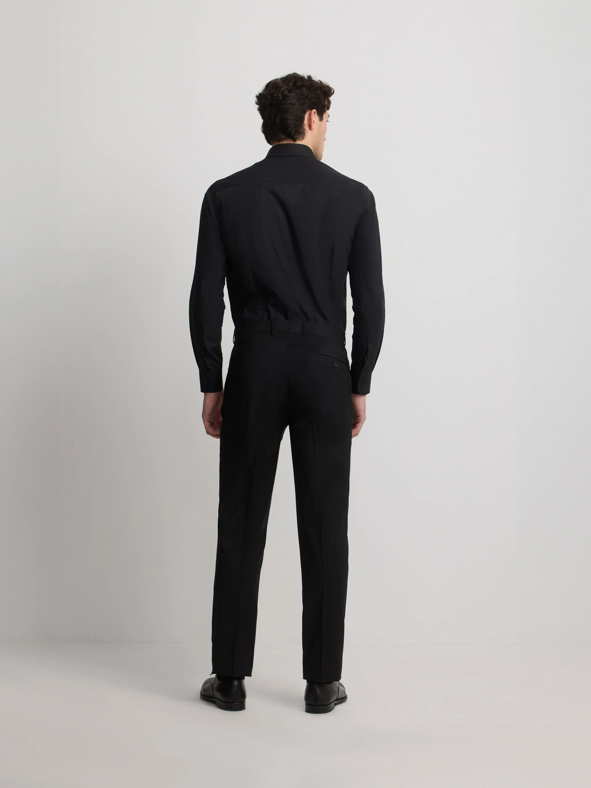 Pantalon traje clasico negro - Image 6