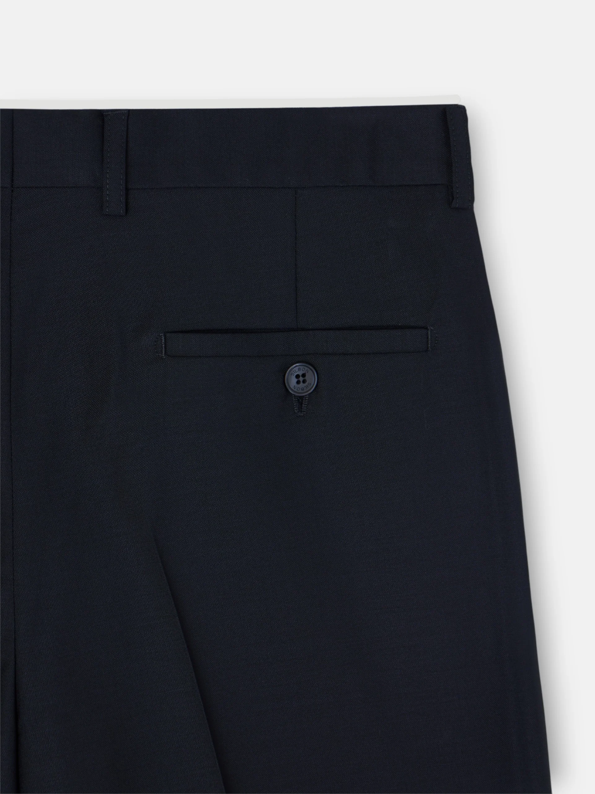 Pantalon traje cruzado stretch navy - Image 10