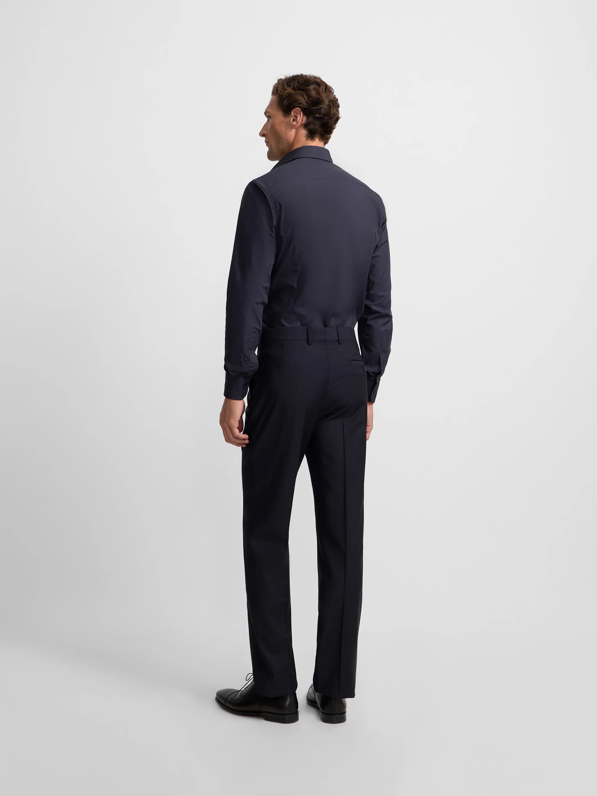 Pantalon traje cruzado stretch navy - Image 14