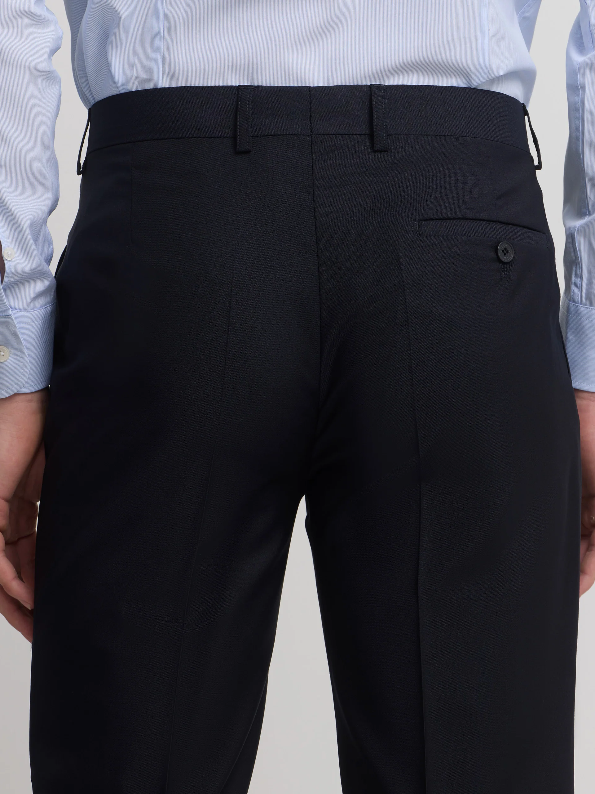 Pantalon traje cruzado stretch navy - Image 5