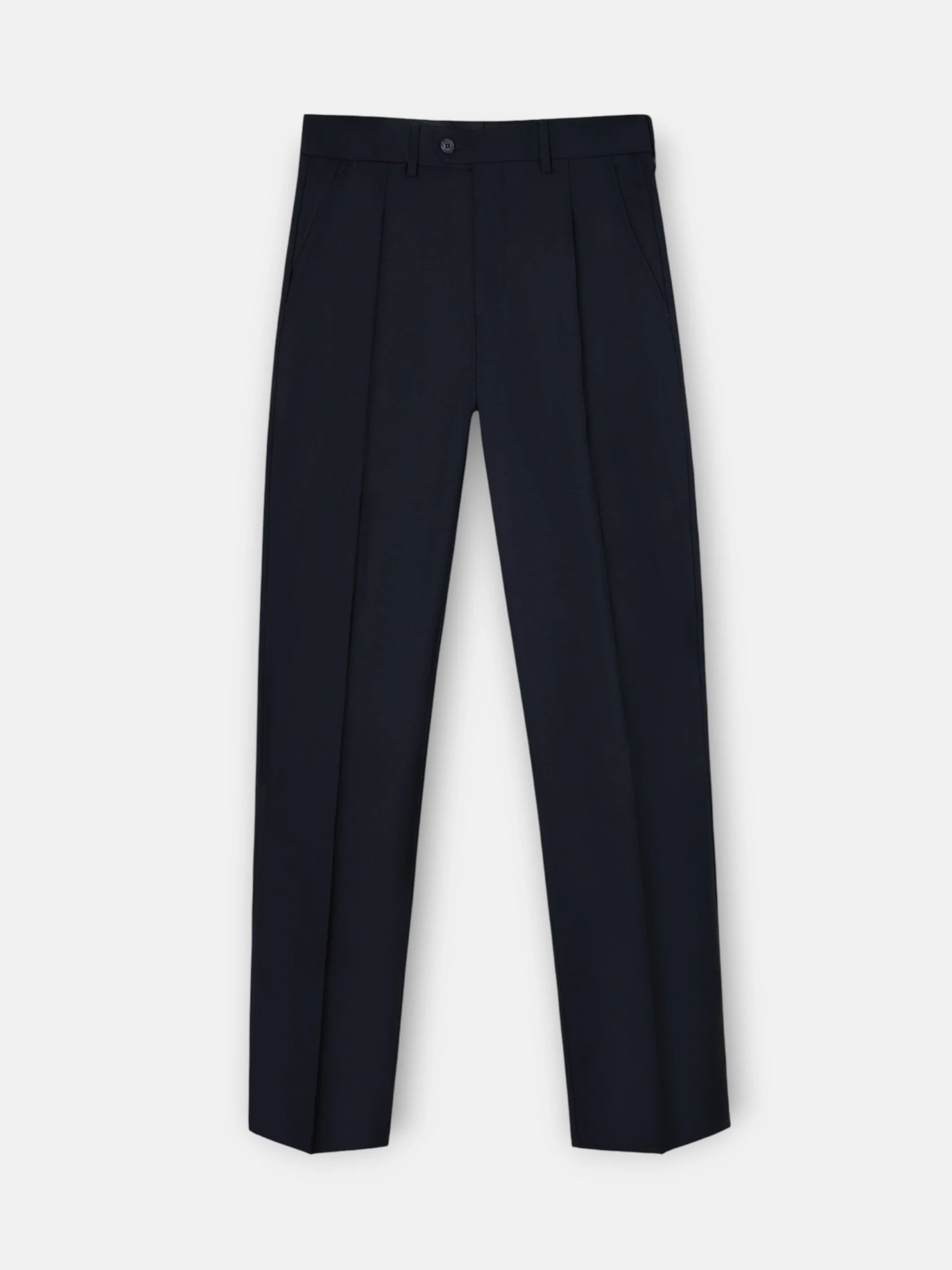 Pantalon traje cruzado stretch navy - Image 7