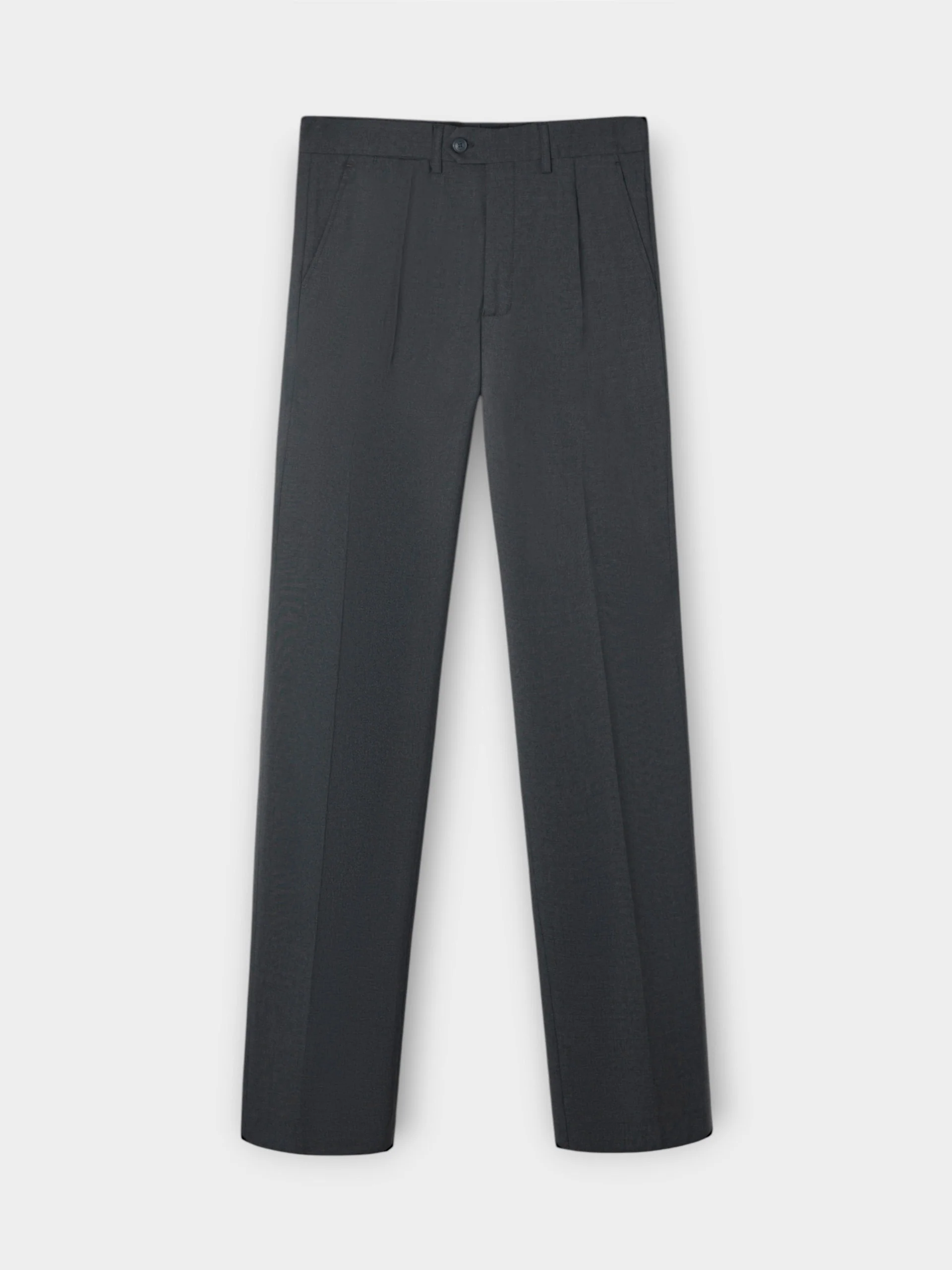 Pantalon traje cruzado stretch grey