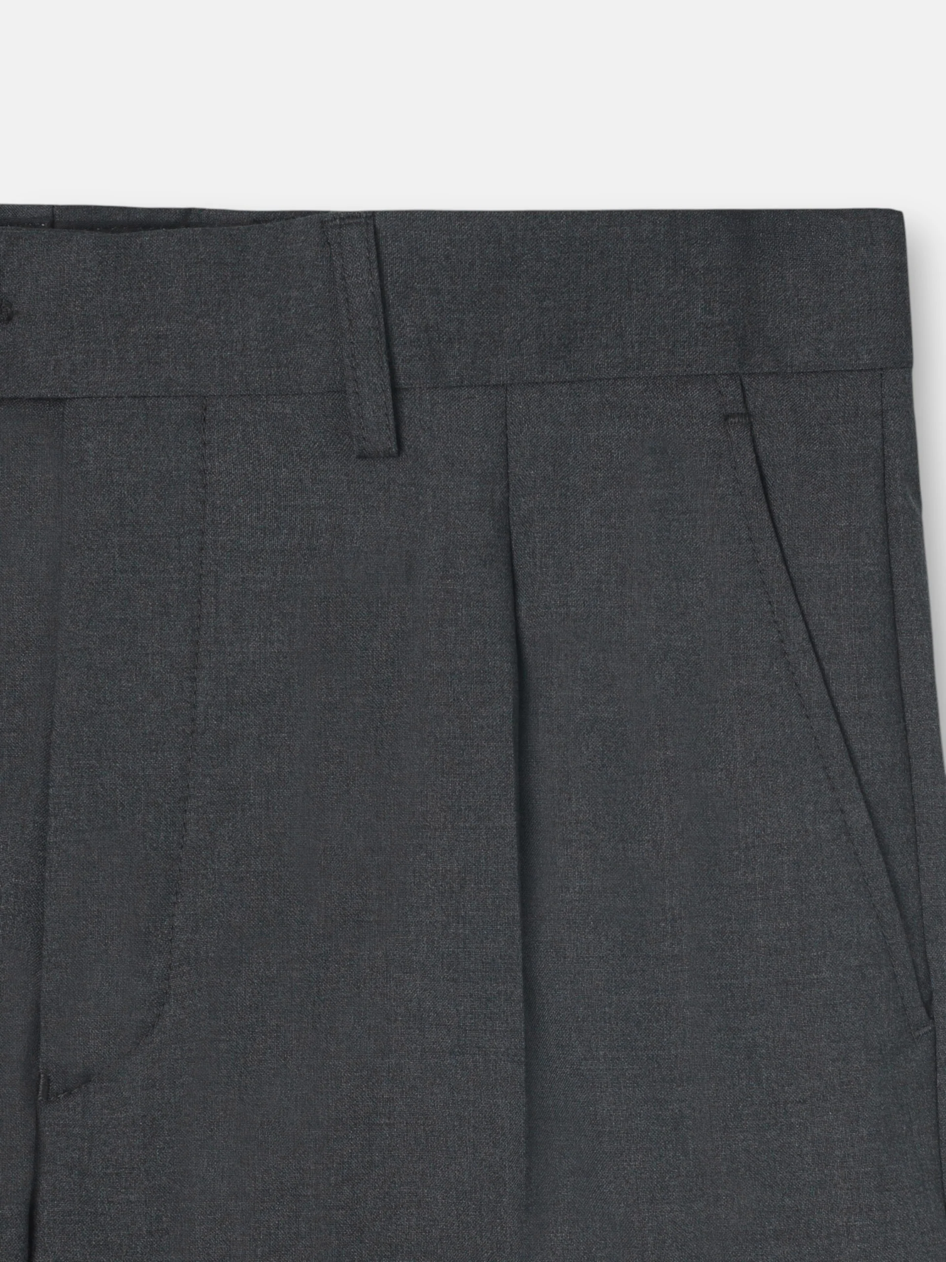Pantalon traje cruzado stretch grey - Image 2
