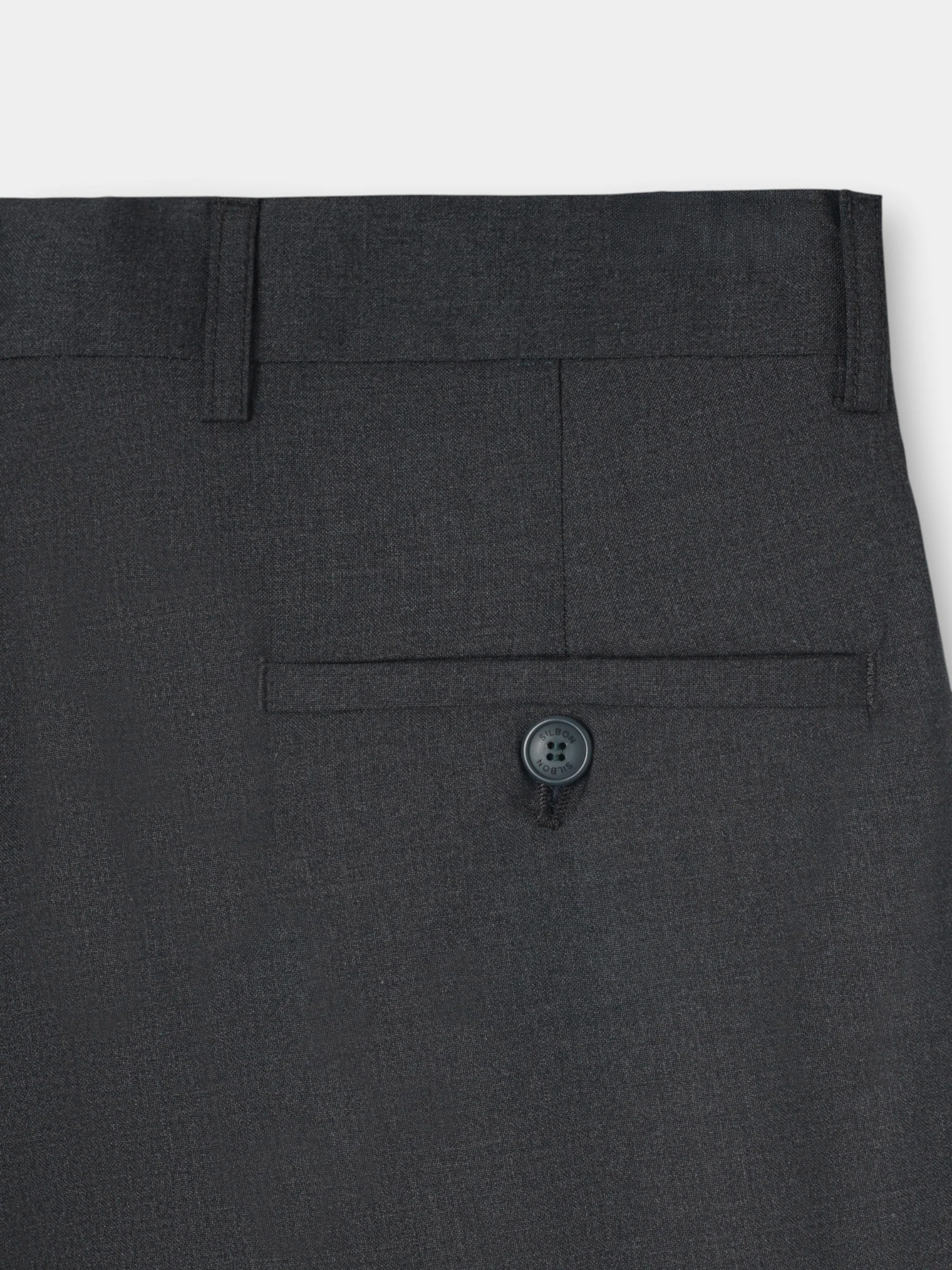 Pantalon traje cruzado stretch grey - Image 4