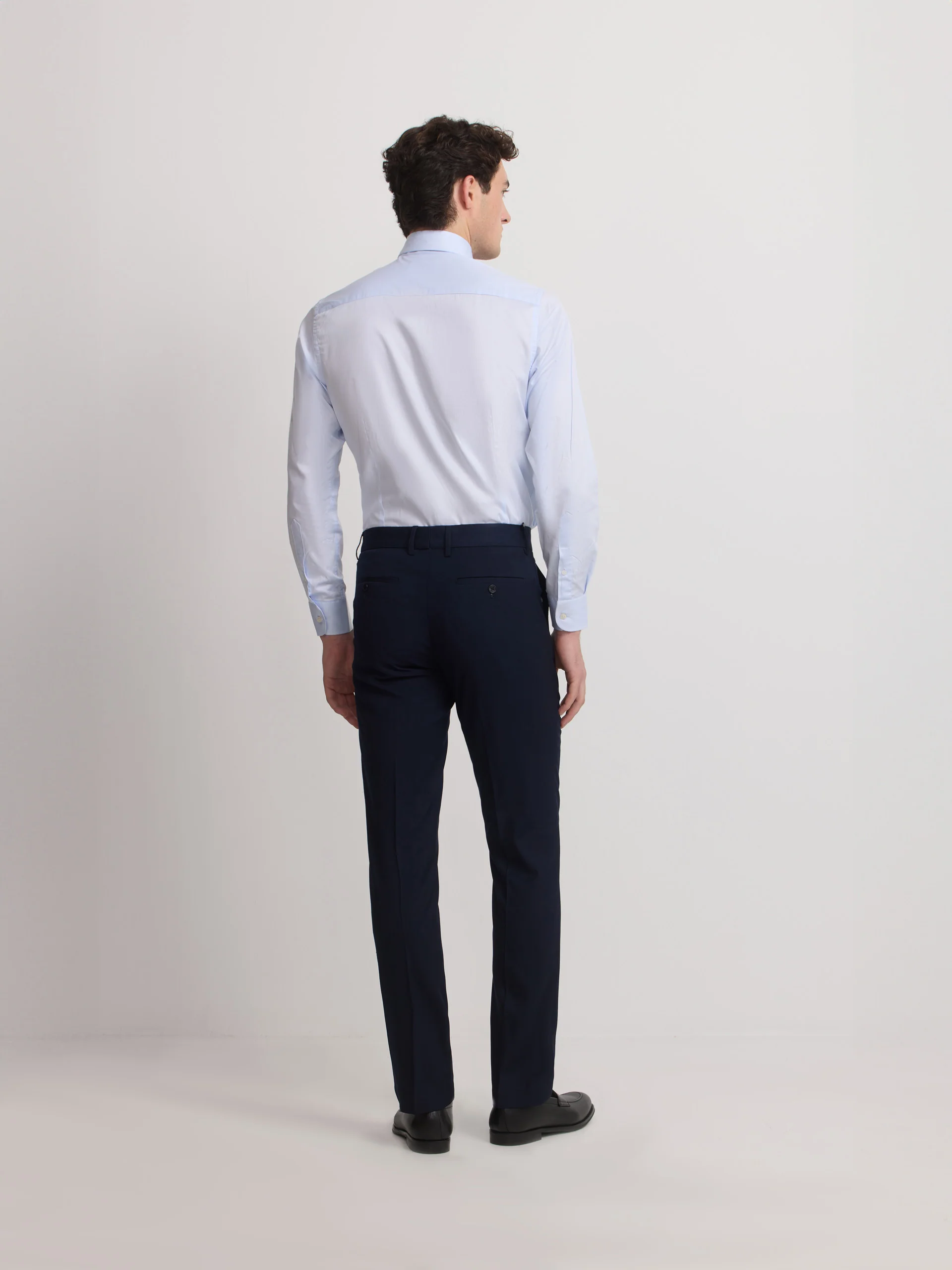 Pantalon traje essential azul marino - Image 3
