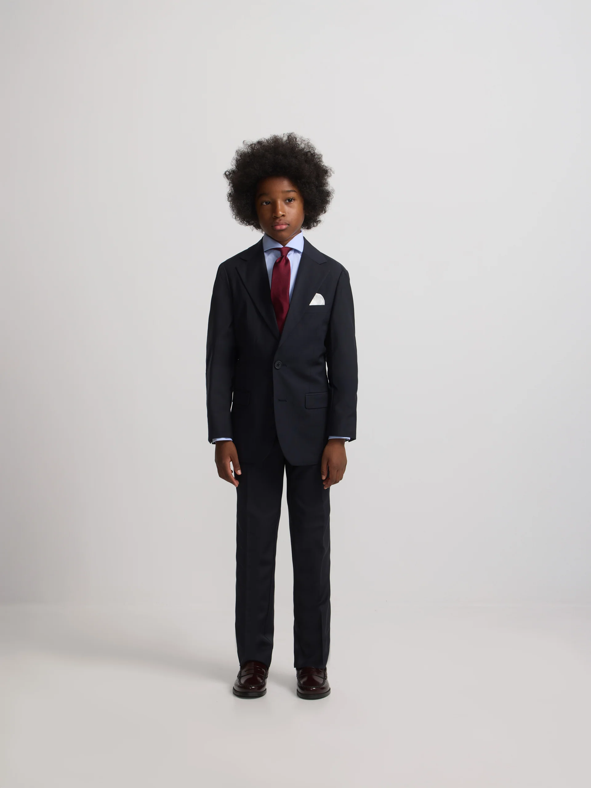 Pantalon traje kids azul marino - Image 3