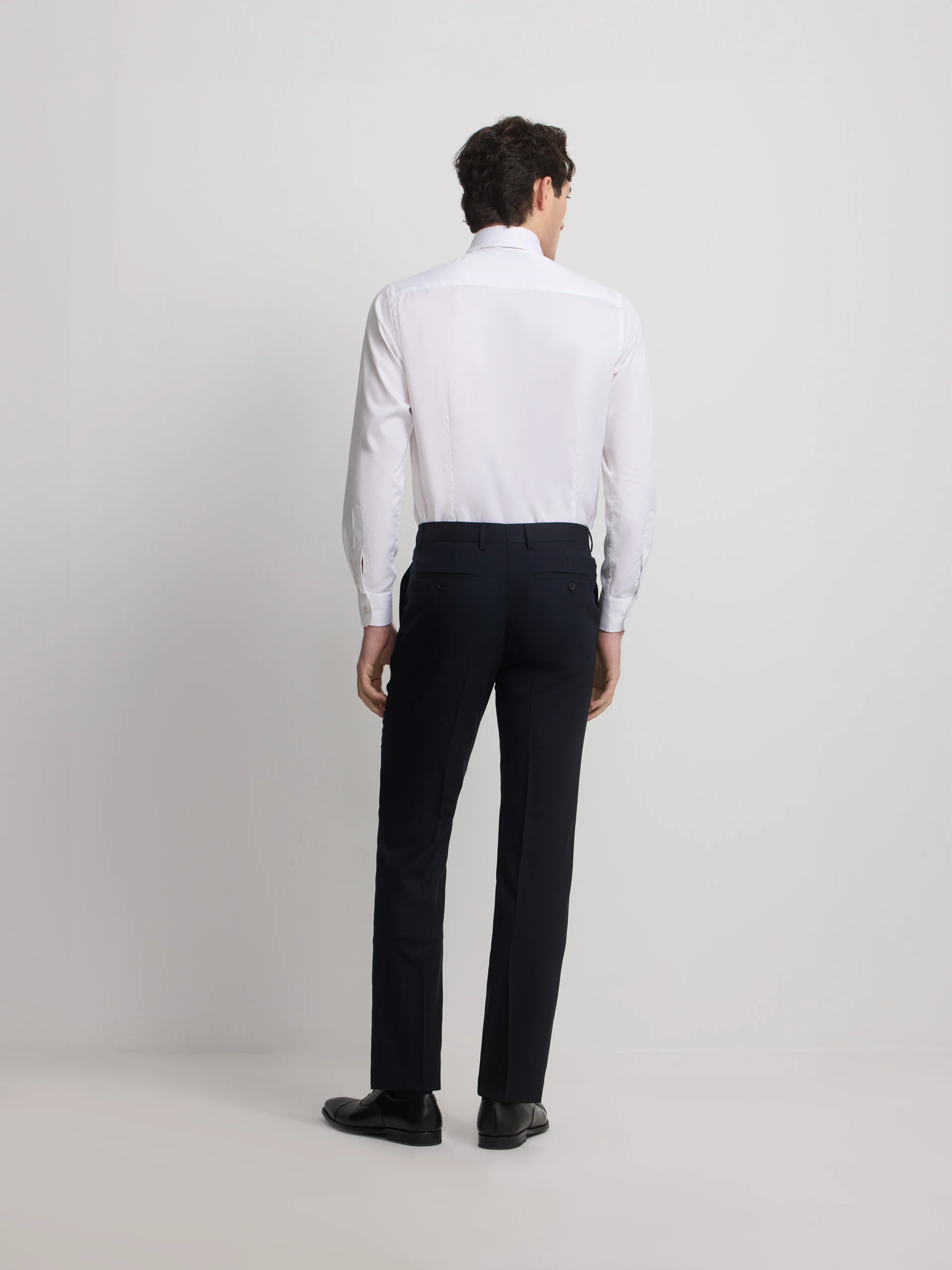 Pantalon traje natural stretch dark navy - Image 5