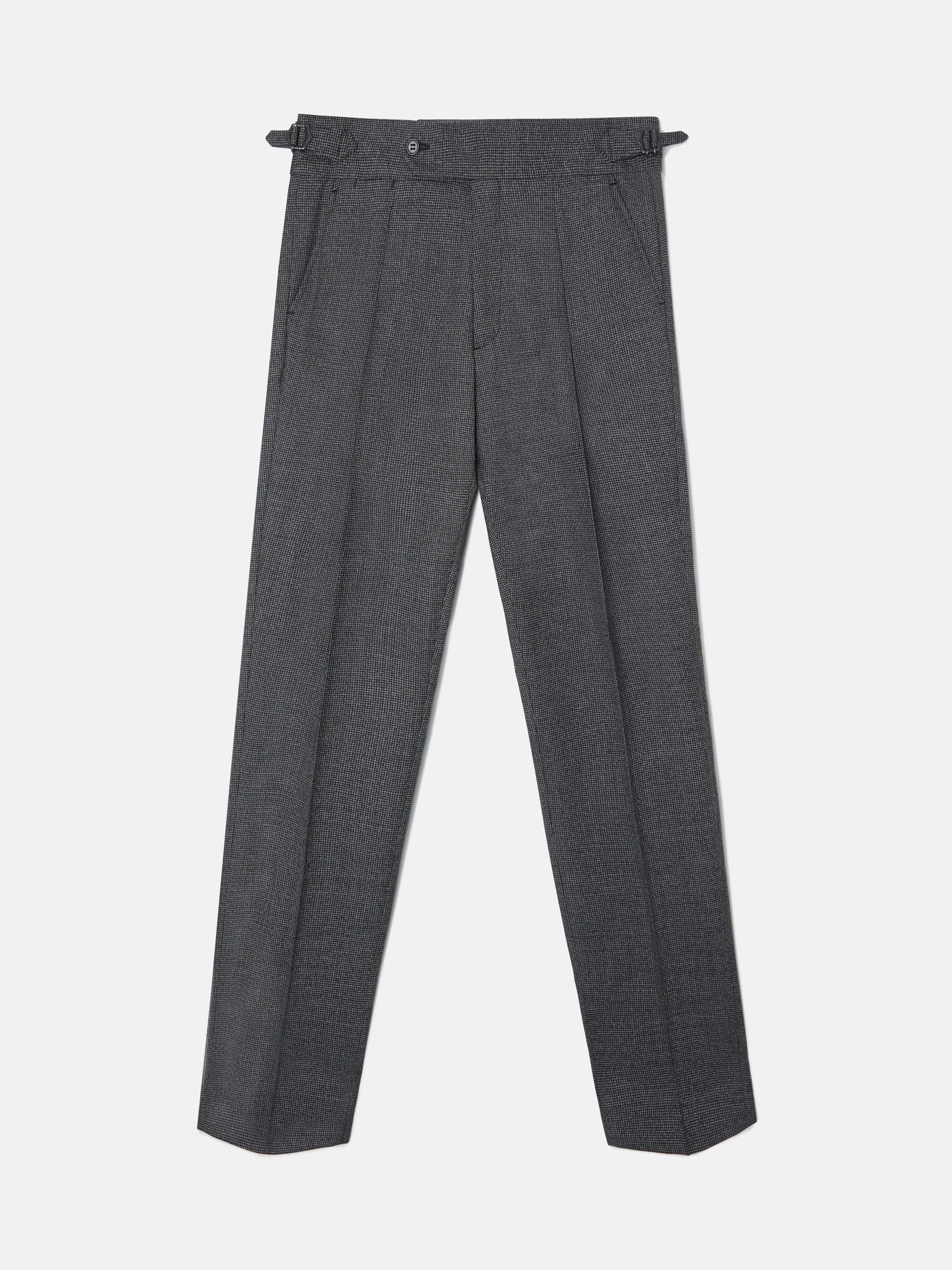Pantalon traje pata de gallo gris - Image 6